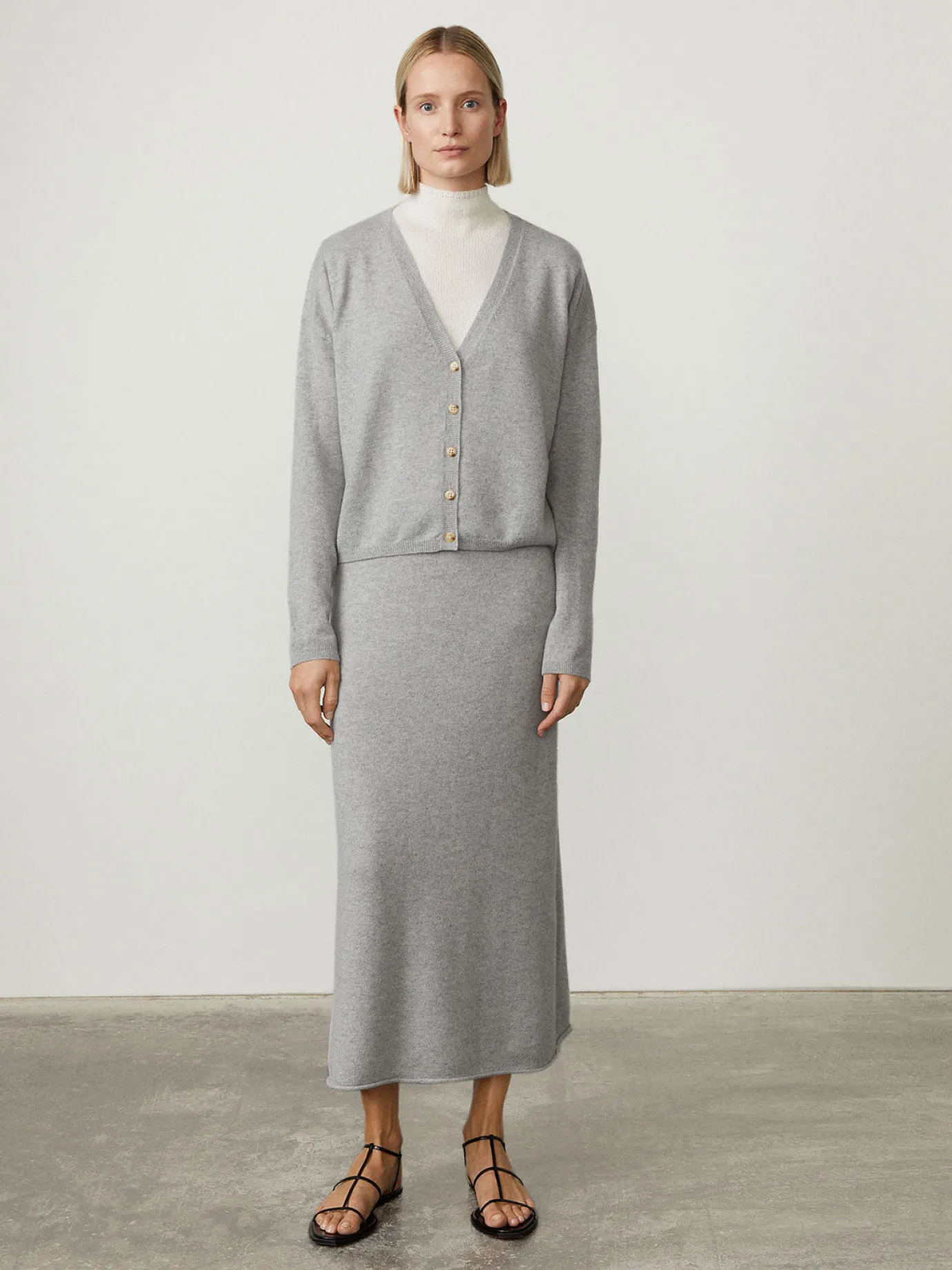 Online LISA YANG The Abby Cardigan DoveGrey