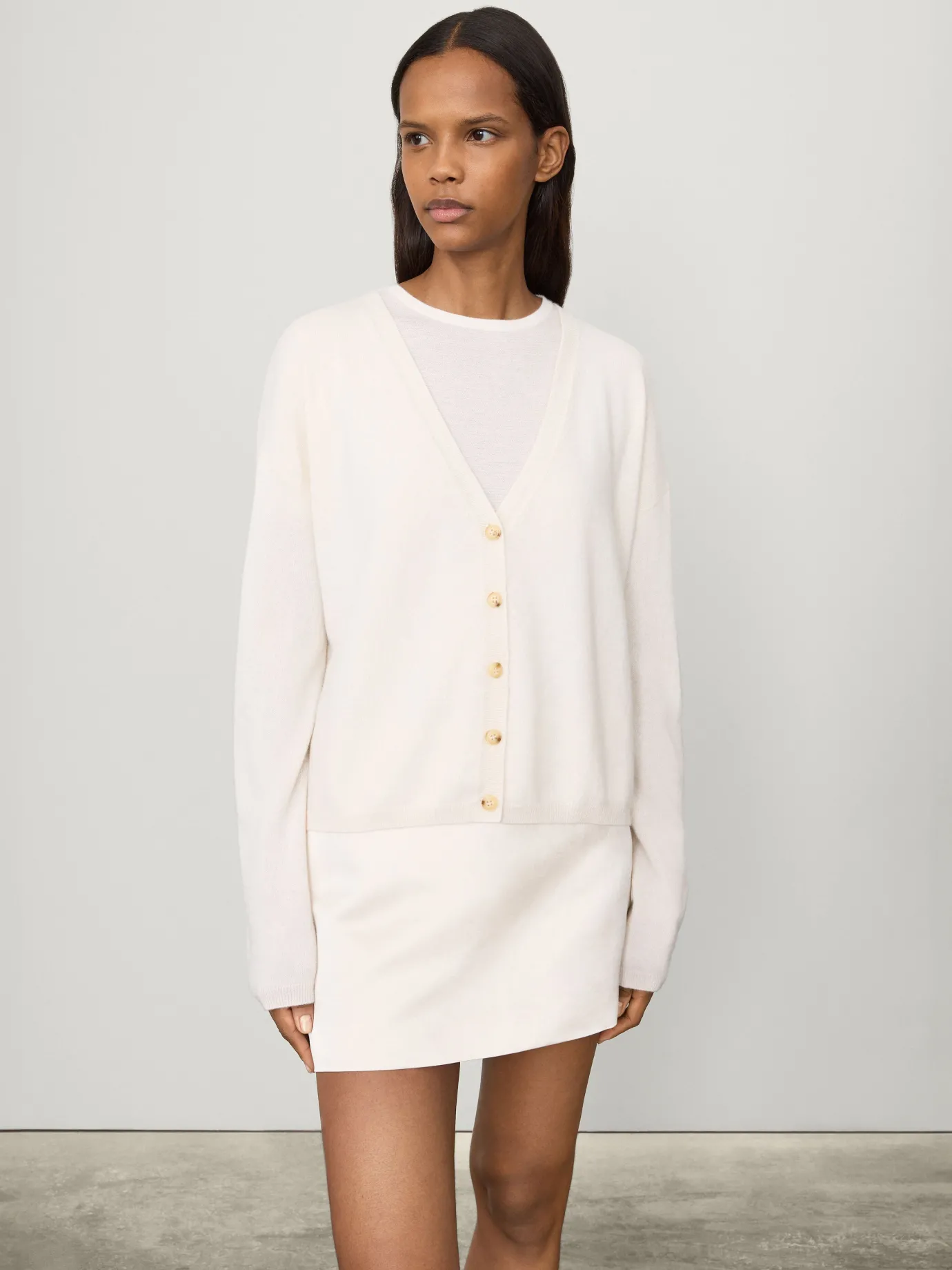 Sale LISA YANG The Abby Cardigan Cream