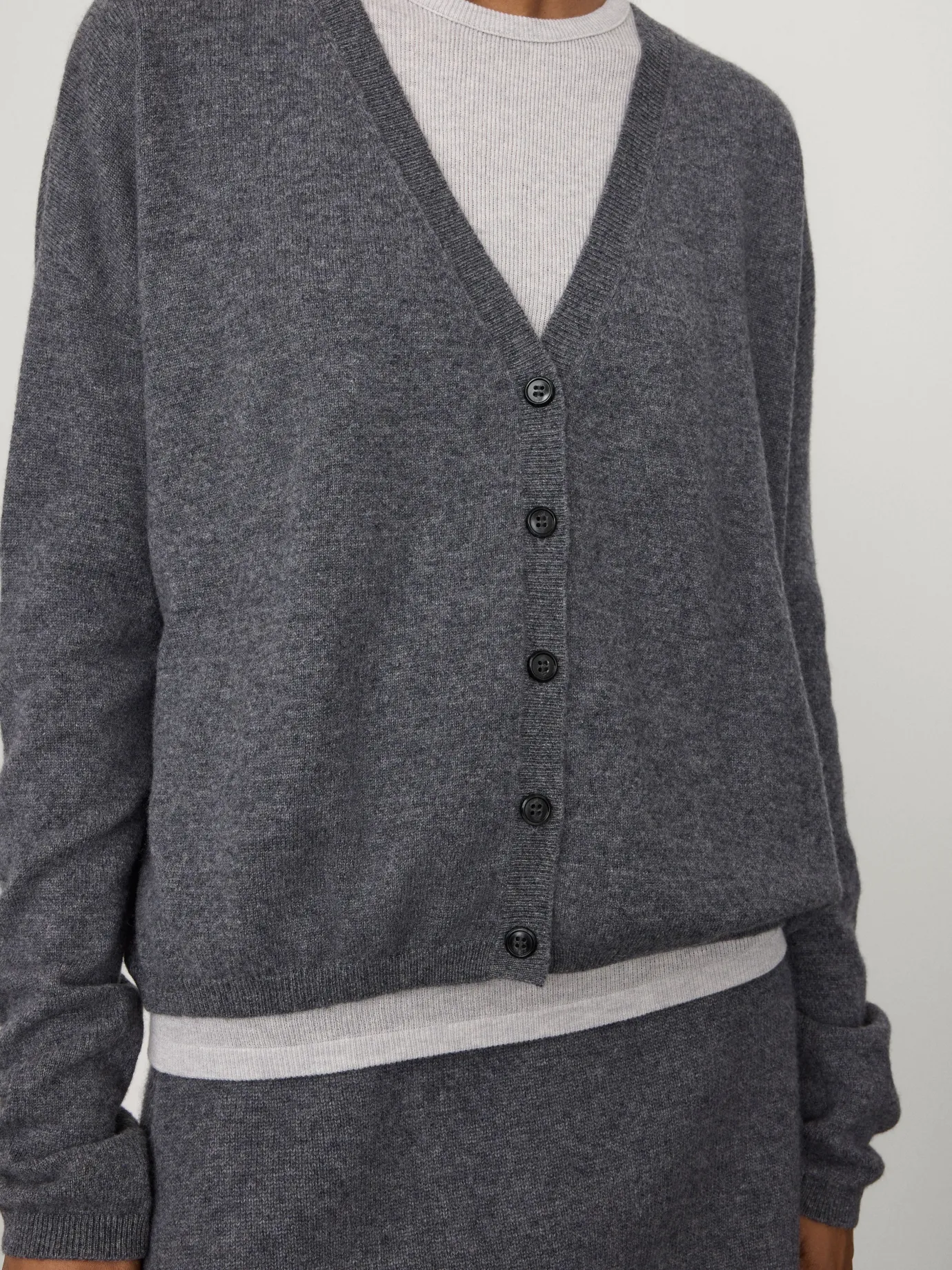 Hot LISA YANG The Abby Cardigan Graphite