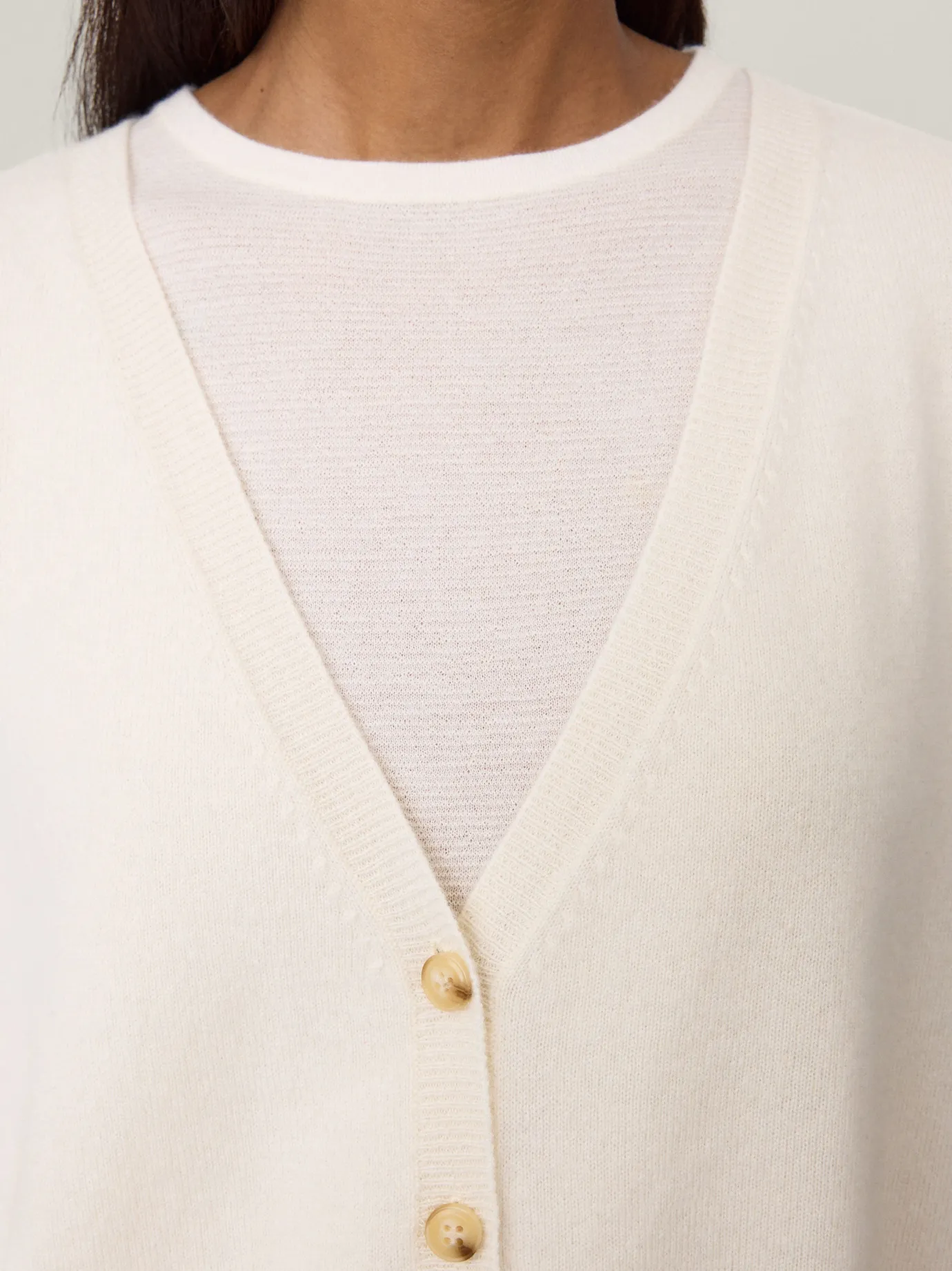 Sale LISA YANG The Abby Cardigan Cream
