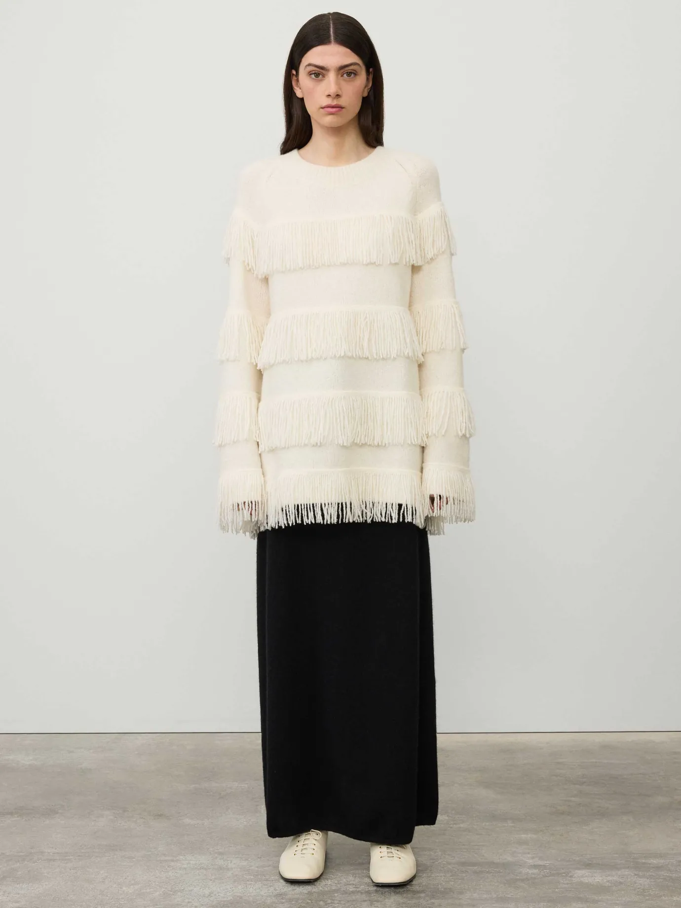 Best Sale LISA YANG The Agneta Sweater CreamBouclé