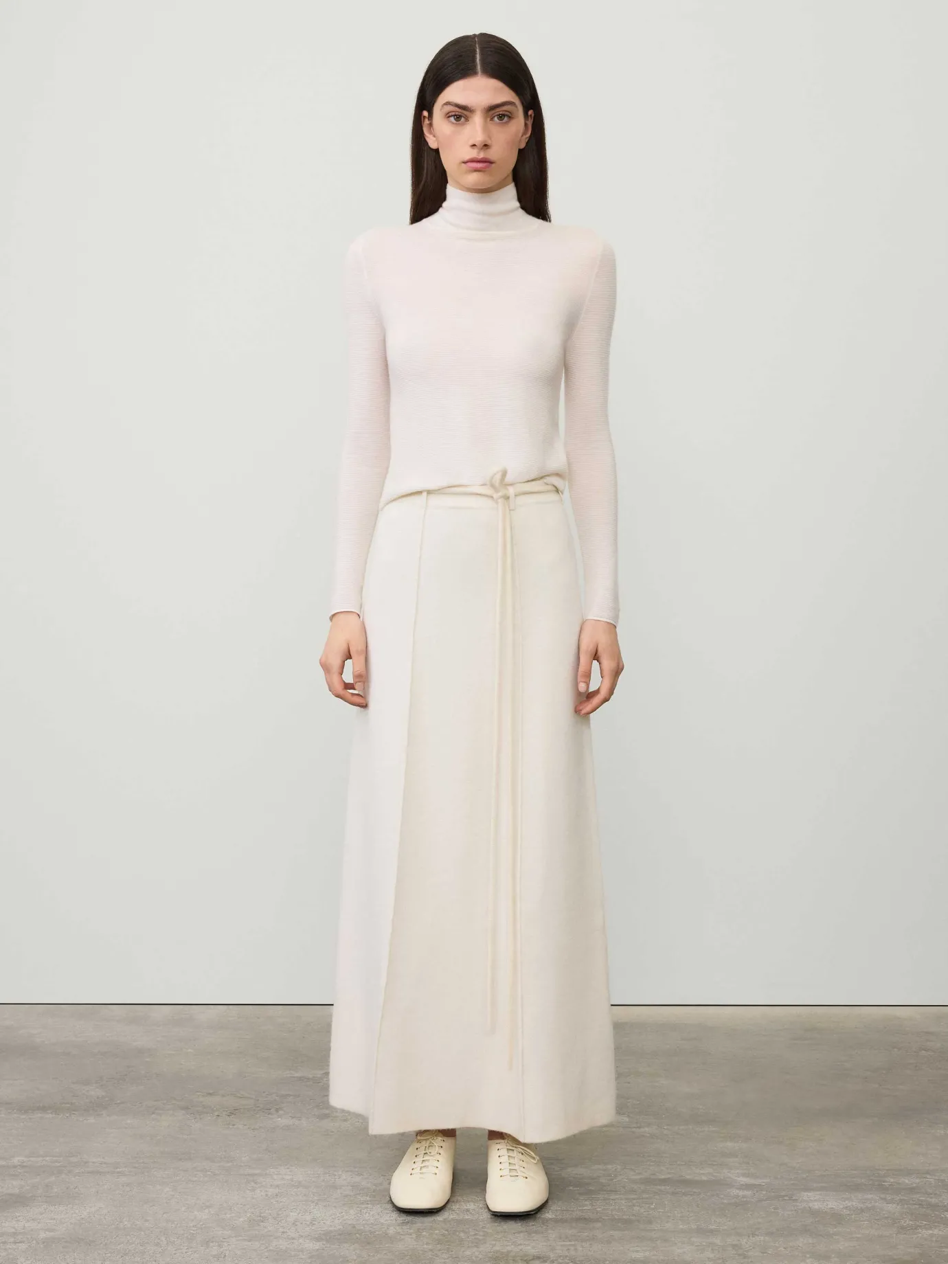 Flash Sale LISA YANG The Ameline Skirt Cream