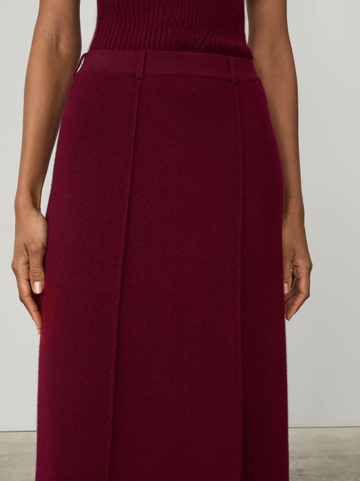 Sale LISA YANG The Ameline Skirt DeepPlum
