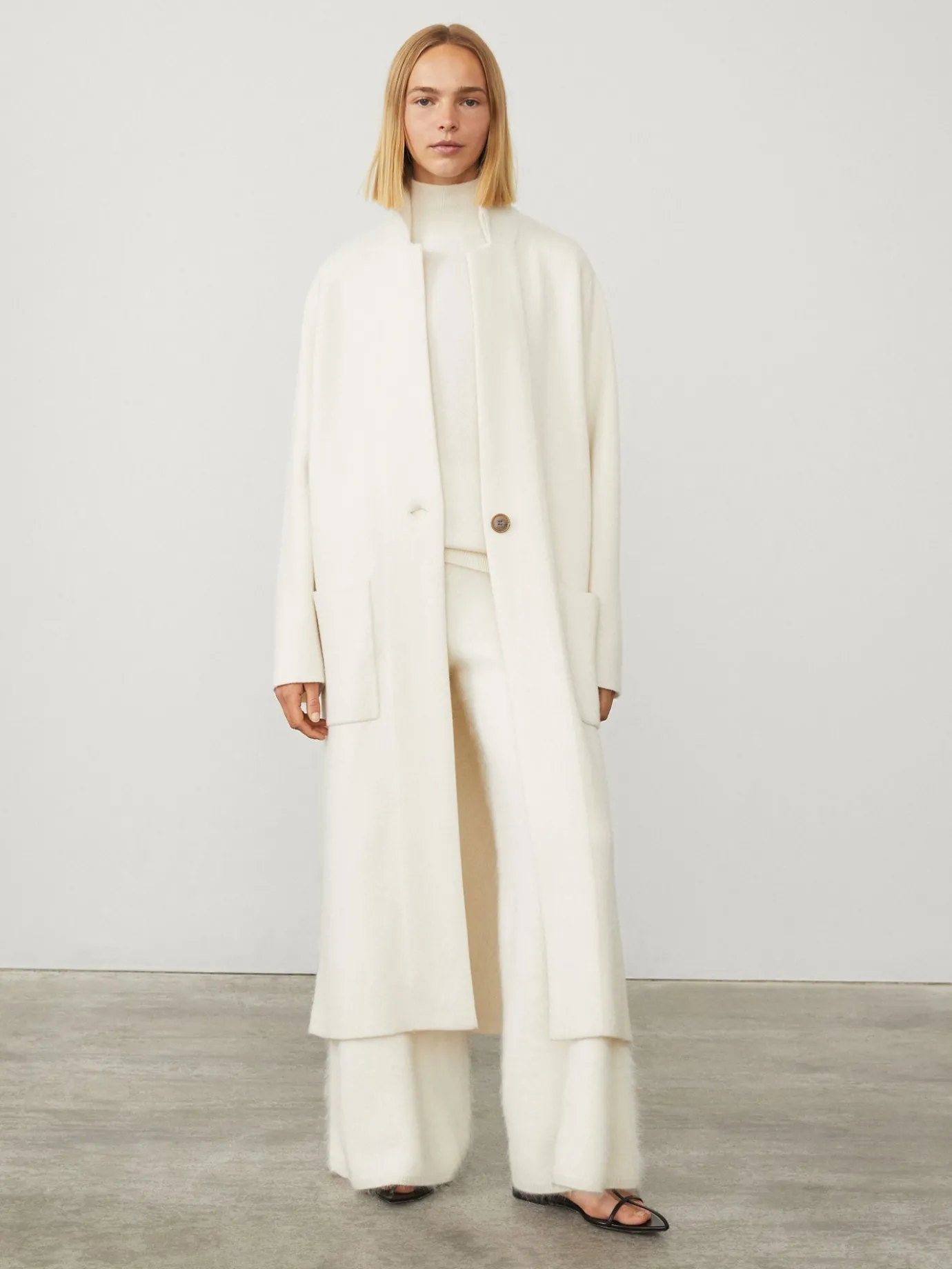 Cheap LISA YANG The Amie Coat Cream