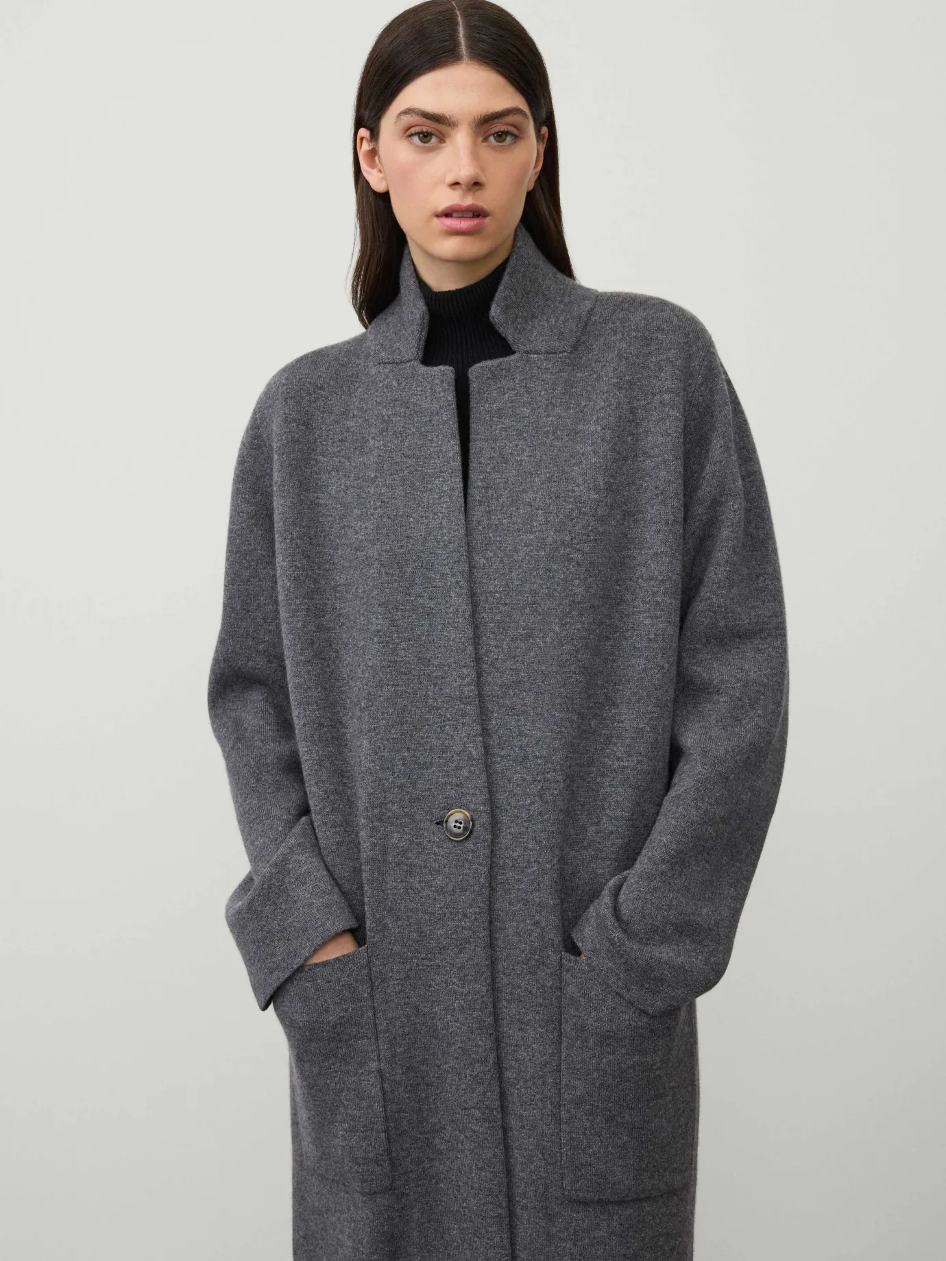 Discount LISA YANG The Amie Coat Graphite