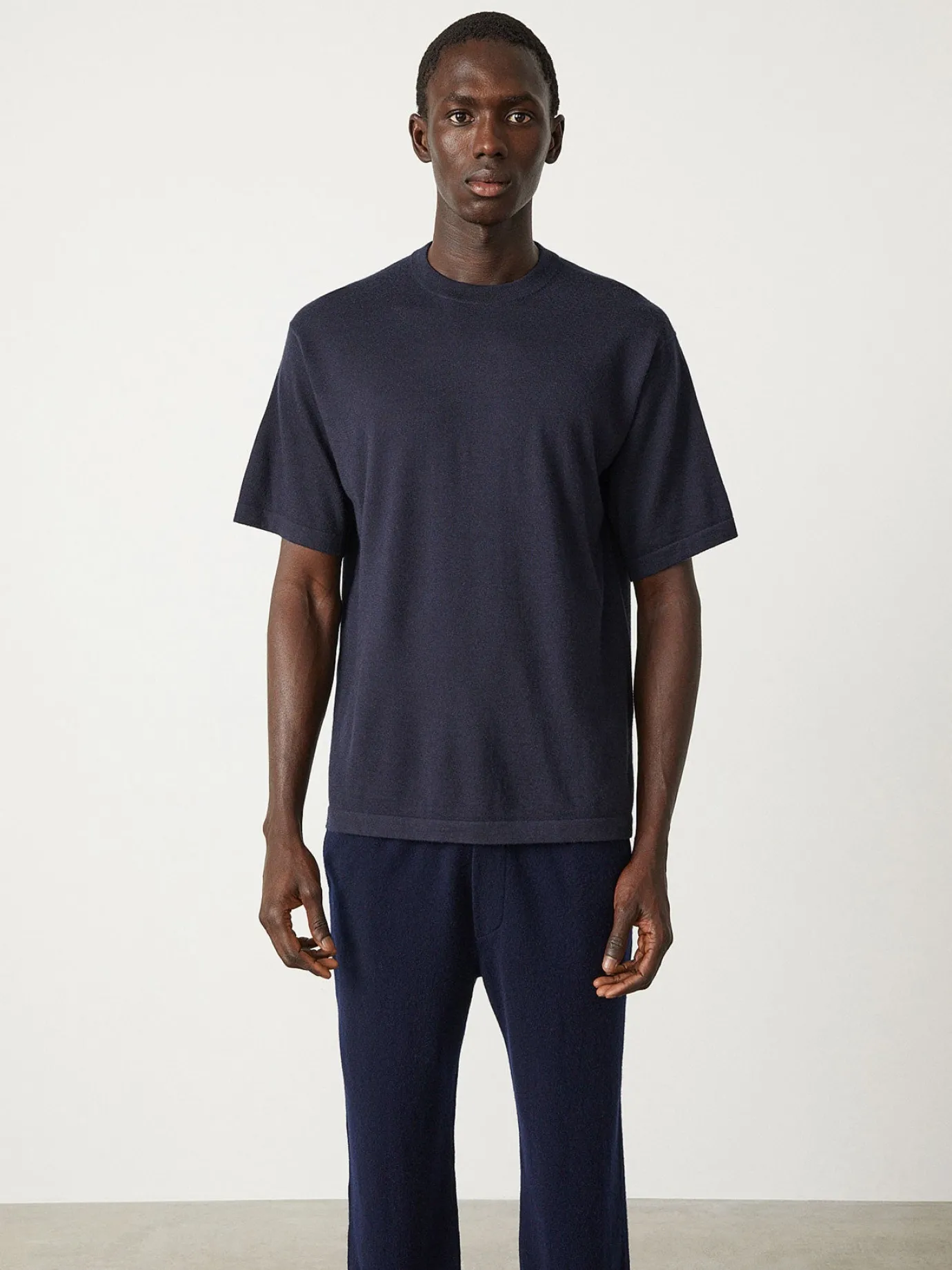 Shop LISA YANG The Ancell T-shirt Navy
