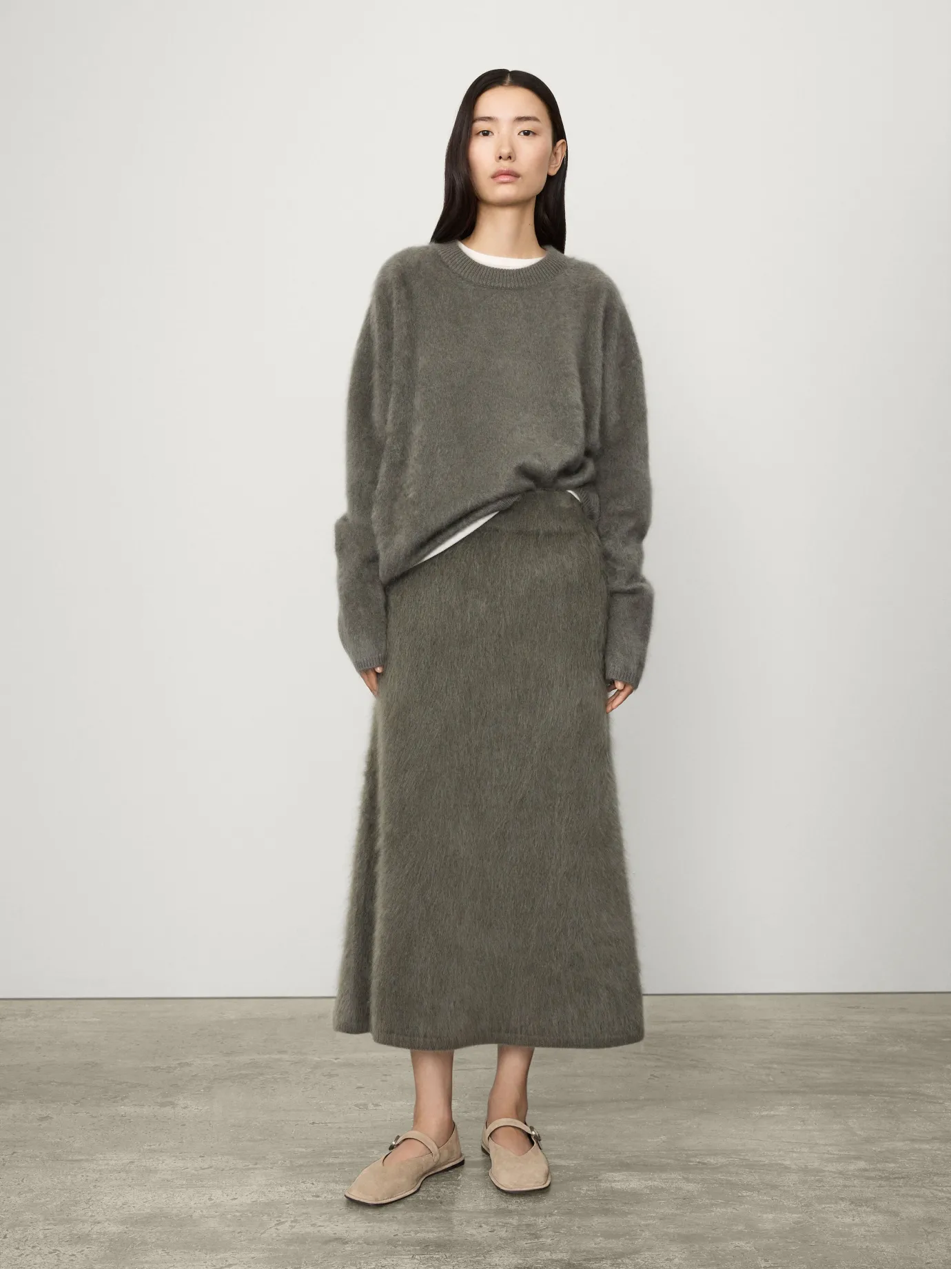Sale LISA YANG The Asta Skirt FernBrushed