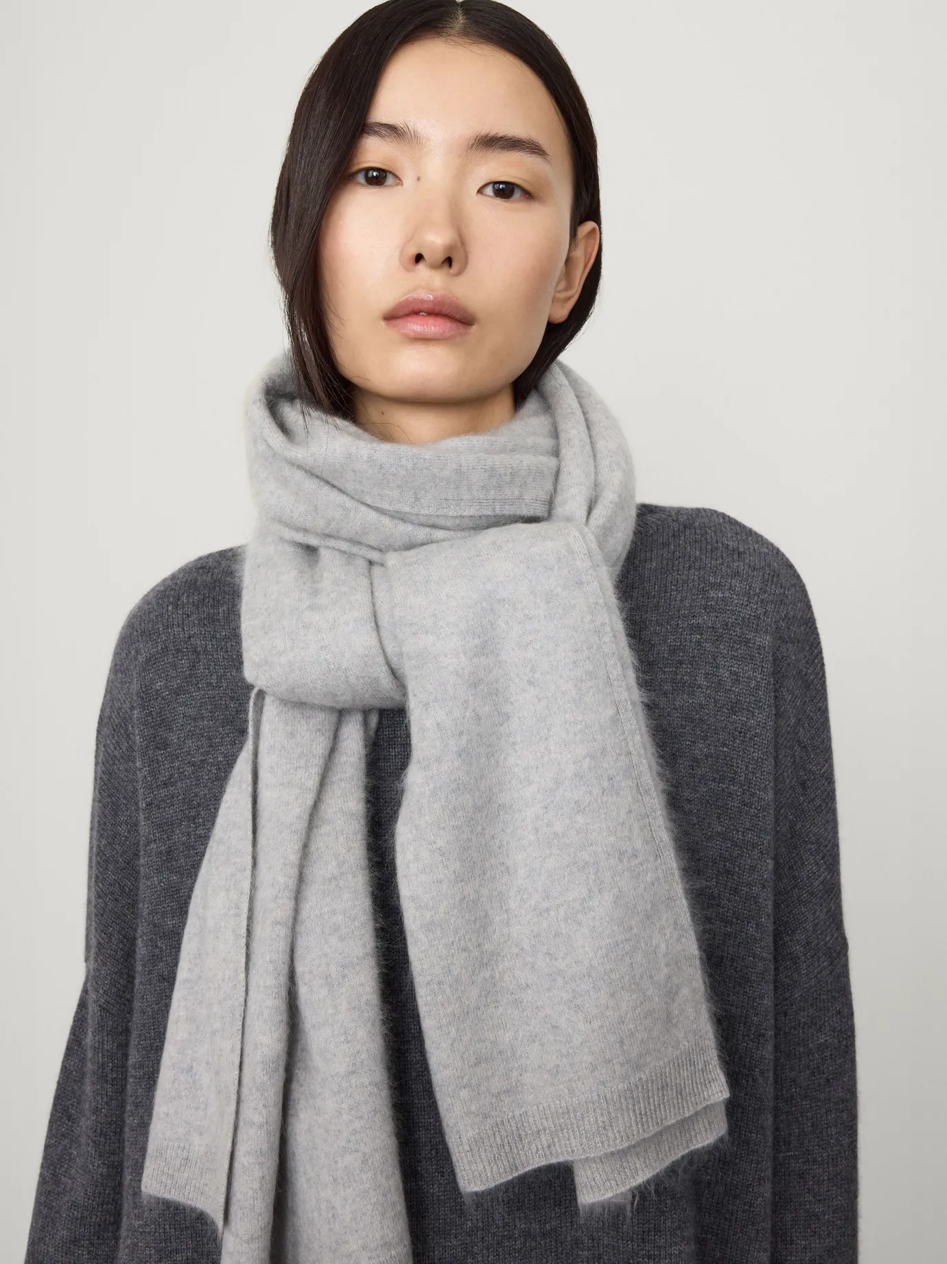 Flash Sale LISA YANG The Brushed Scarf CloudyBrushed