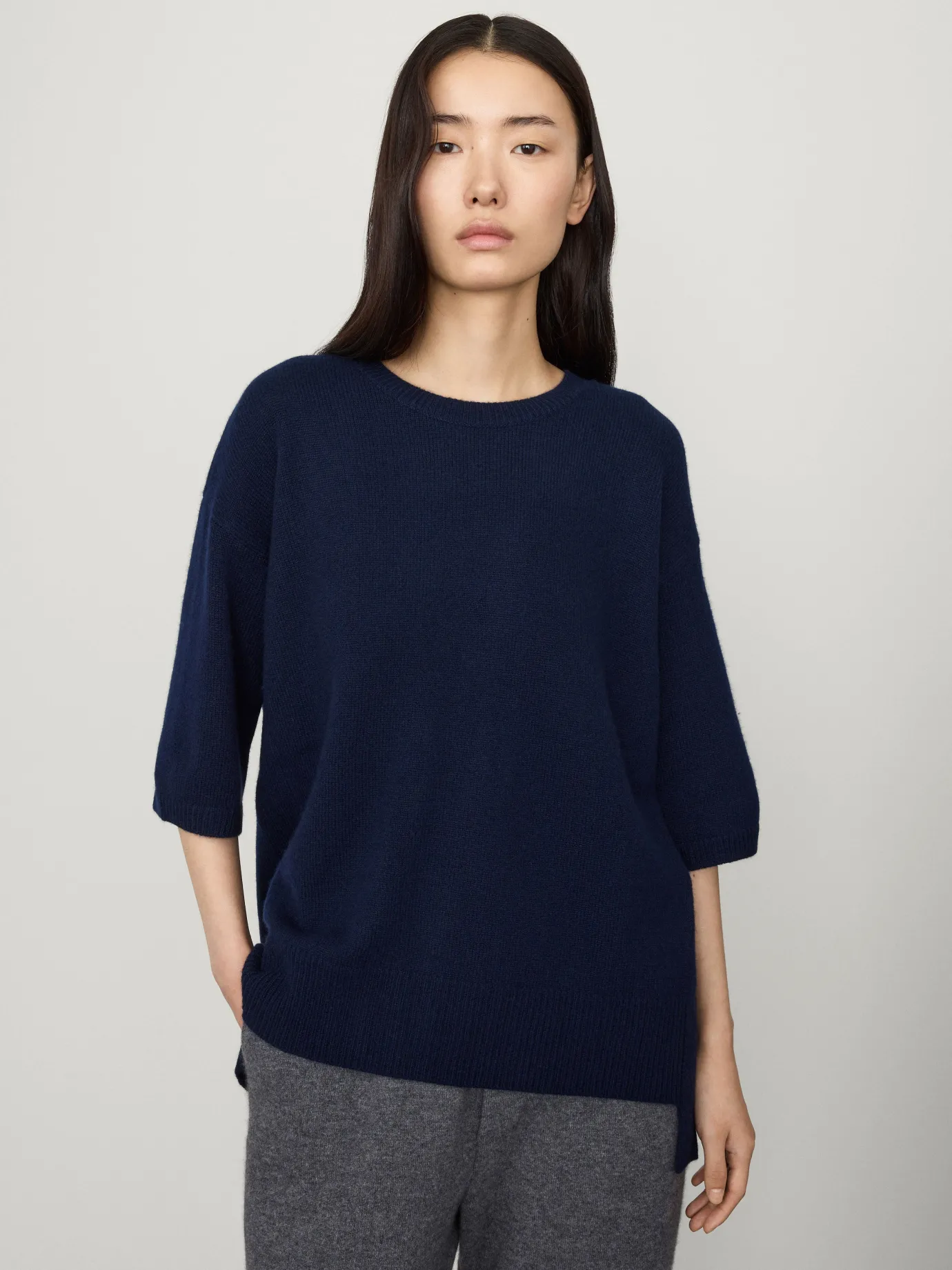 Outlet LISA YANG The Camille Sweater Navy