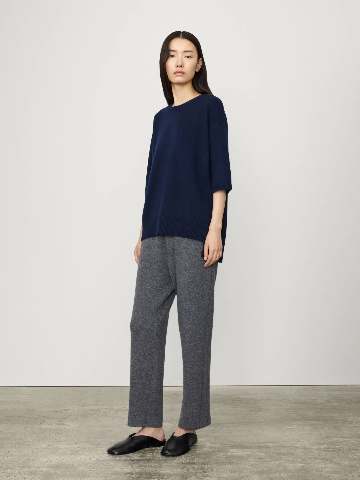 Outlet LISA YANG The Camille Sweater Navy