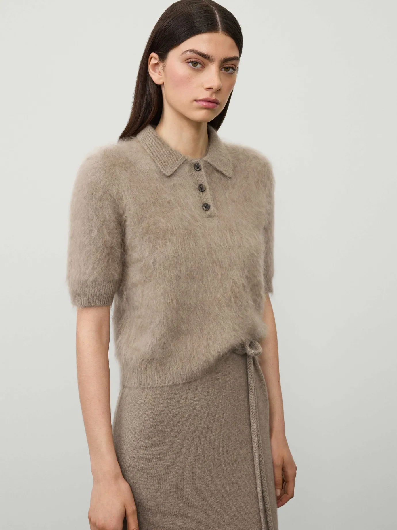 Best Sale LISA YANG The Carolyn Top MoleBrushed