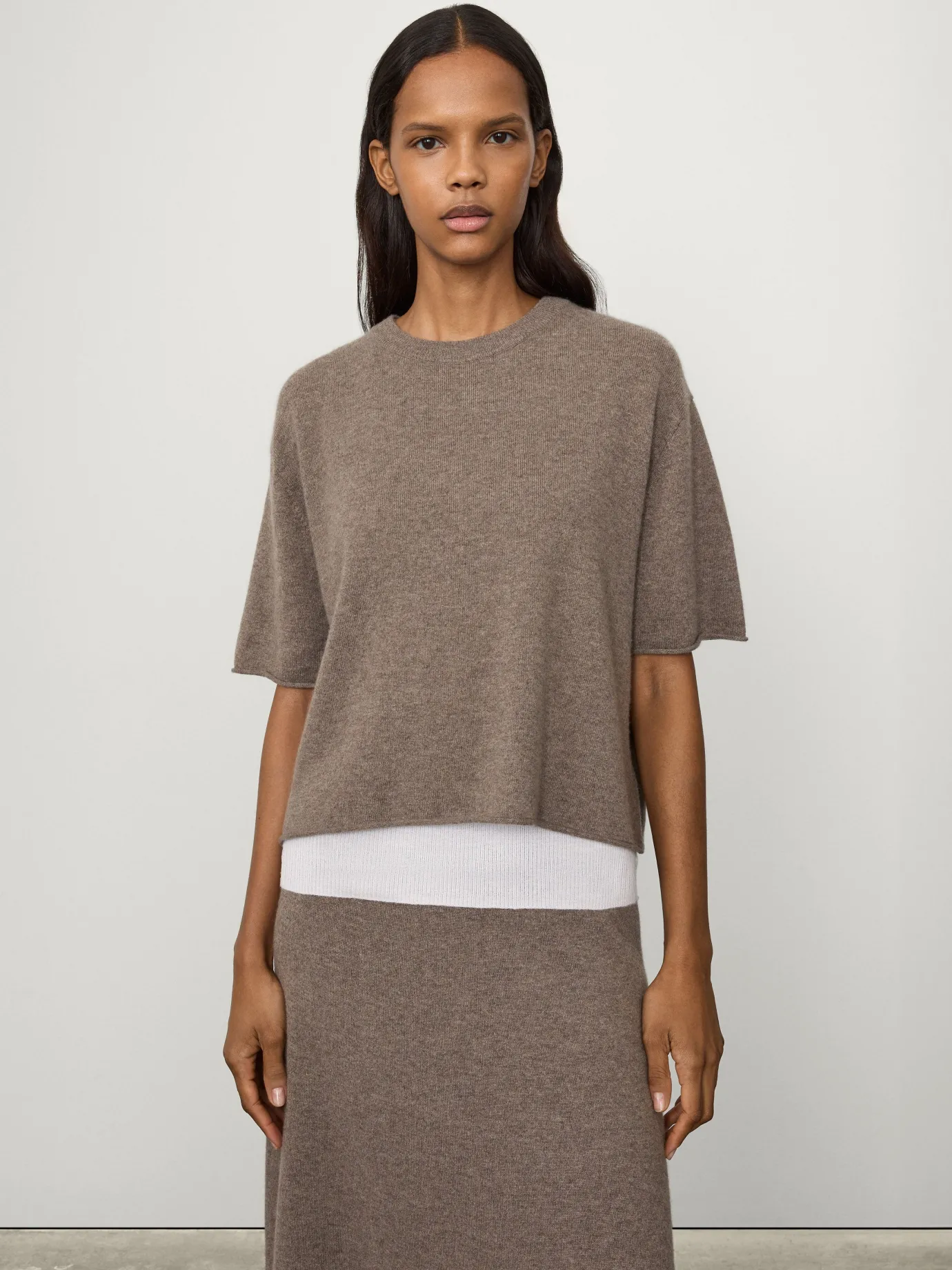 Best Sale LISA YANG The Cila T-shirt Truffle