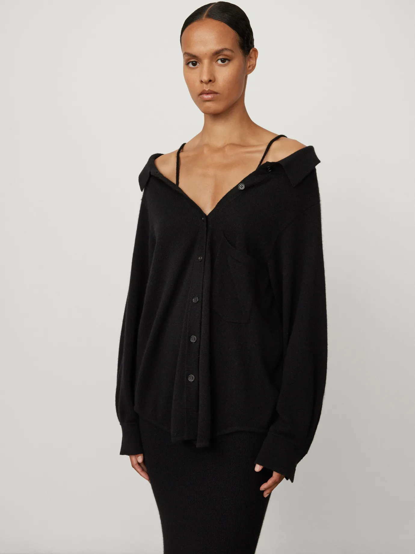 Online LISA YANG The Colleen Cardigan Black