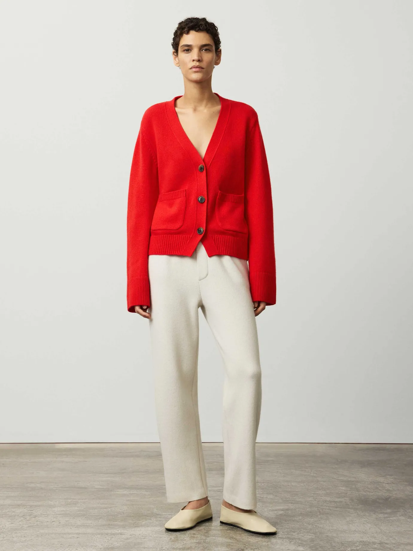 Clearance LISA YANG The Danni Cardigan PoppyRed