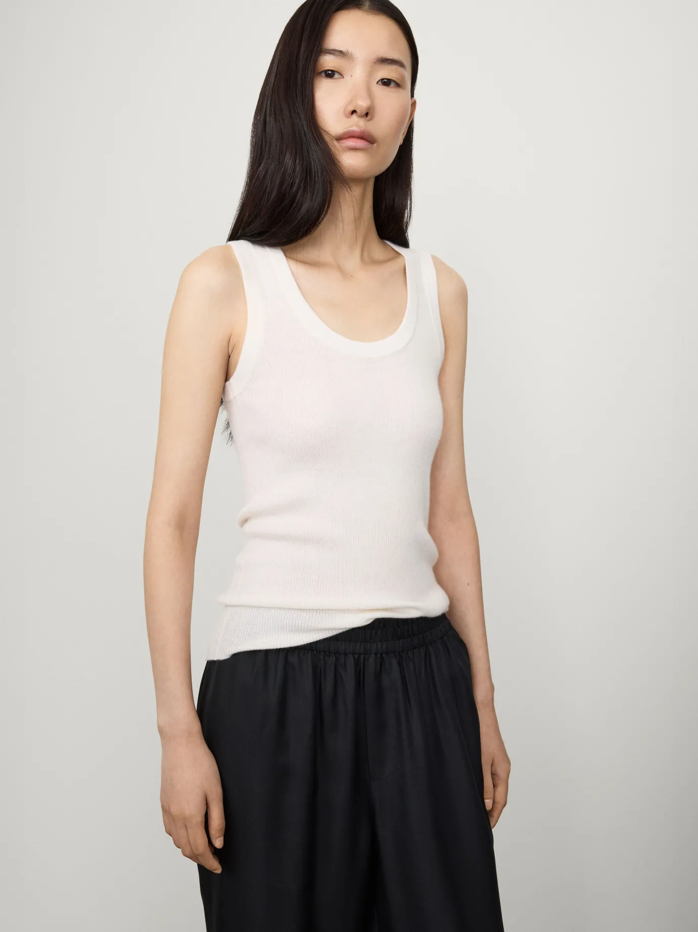 Discount LISA YANG The Devyne Top Ivory