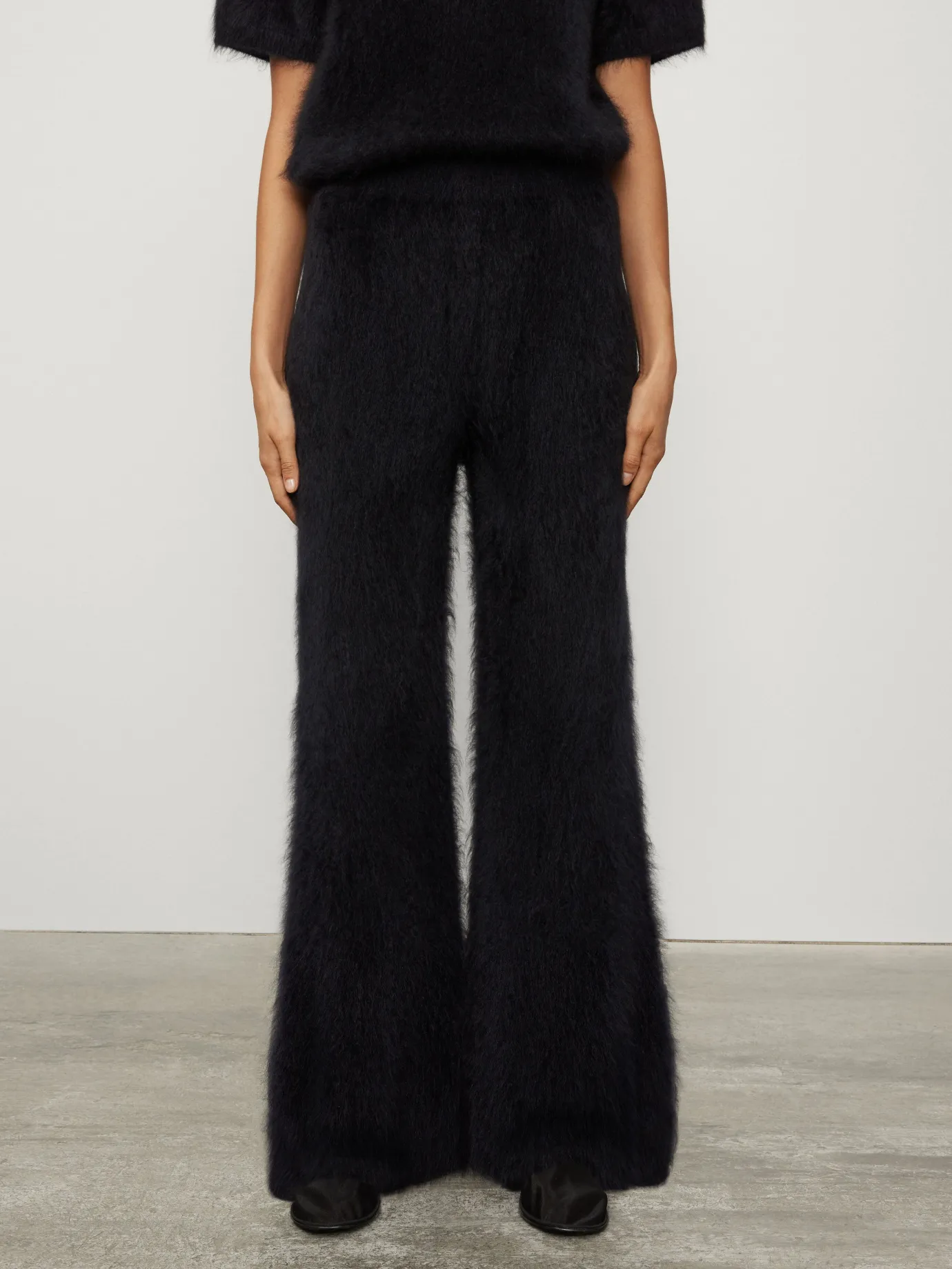 Fashion LISA YANG The Ellery Trousers BlackBrushed