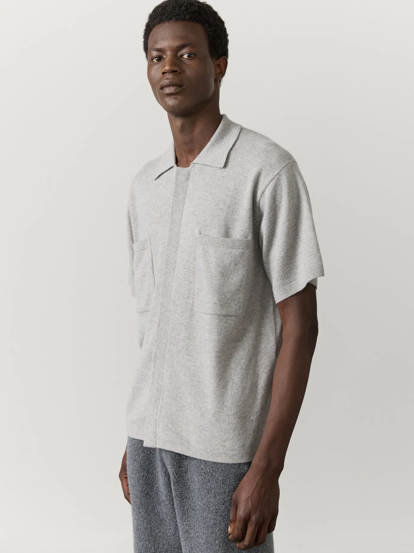 Discount LISA YANG The Ethan Shirt DoveGrey