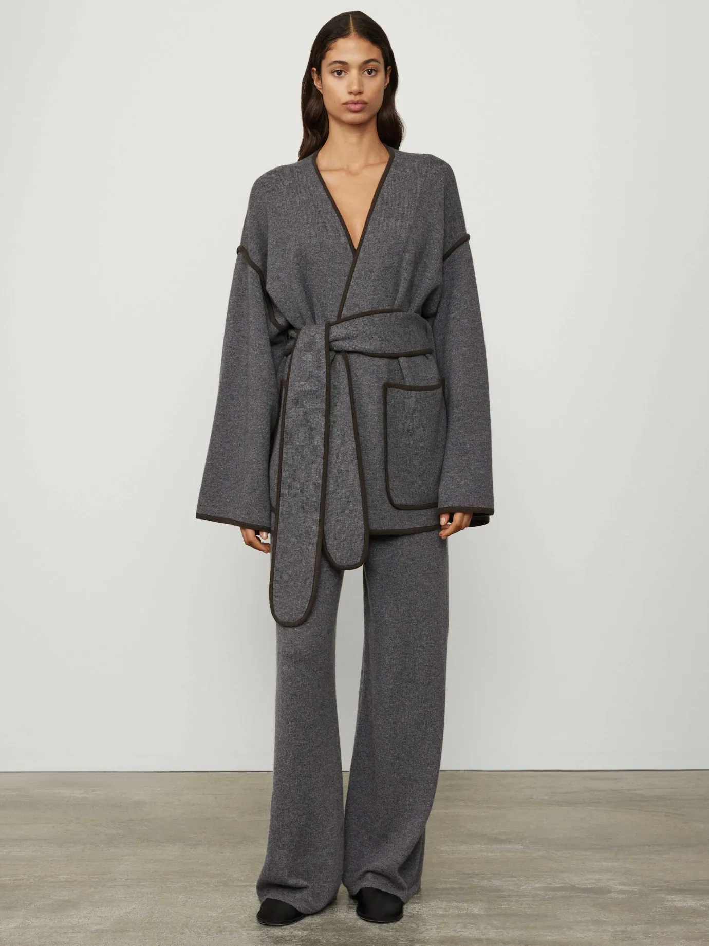 Best LISA YANG The Fiora Coat Graphite/Wood