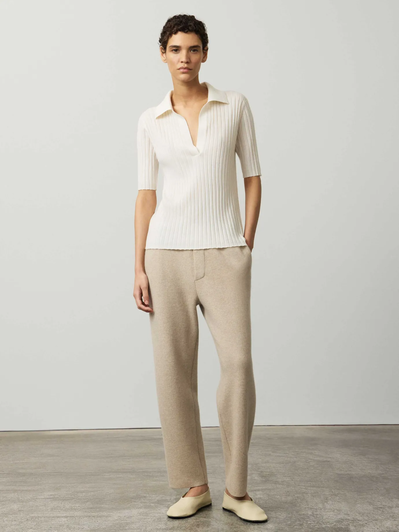 Sale LISA YANG The Freda Top Ivory