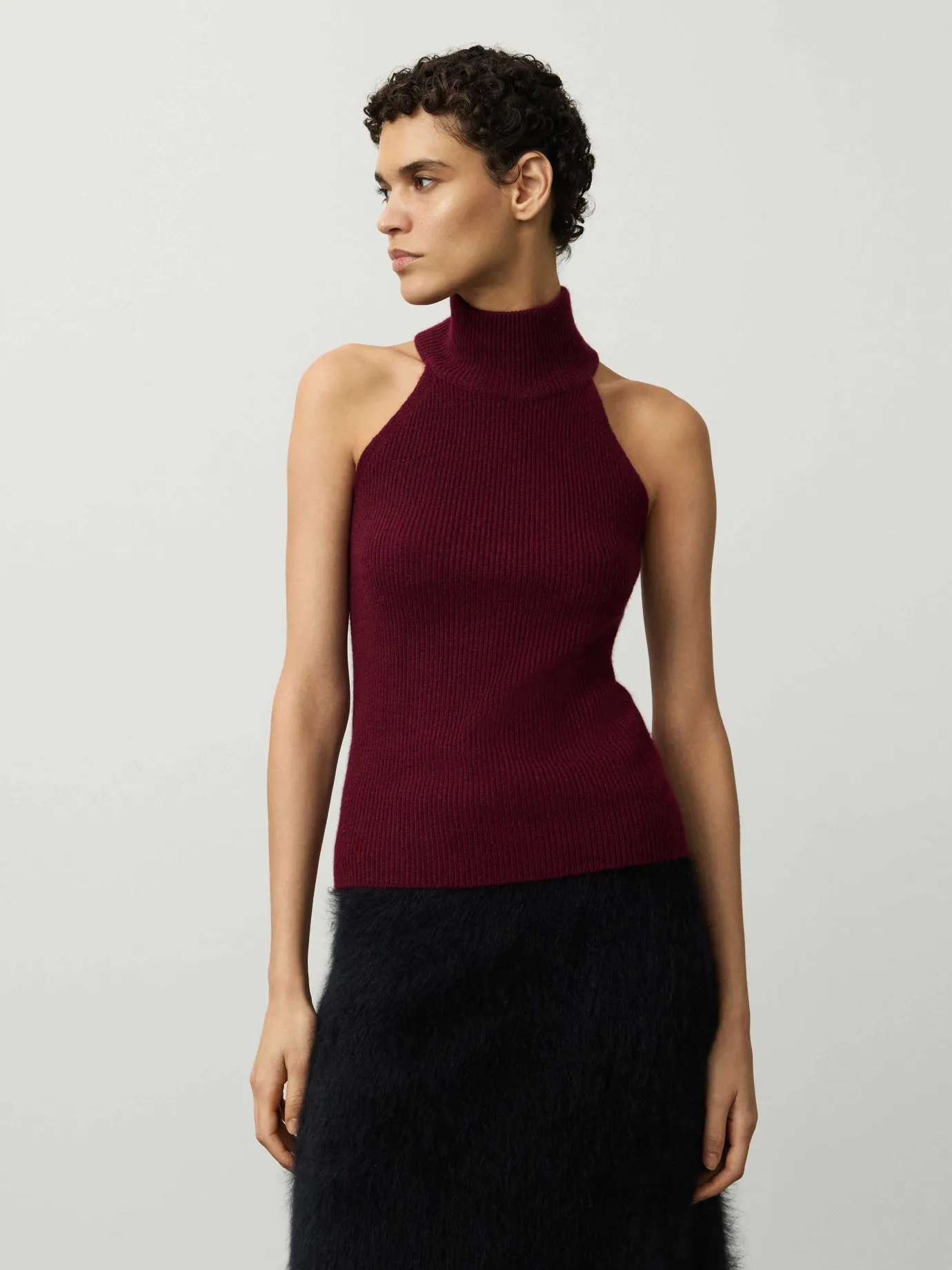 Flash Sale LISA YANG The Freya Top Cherry