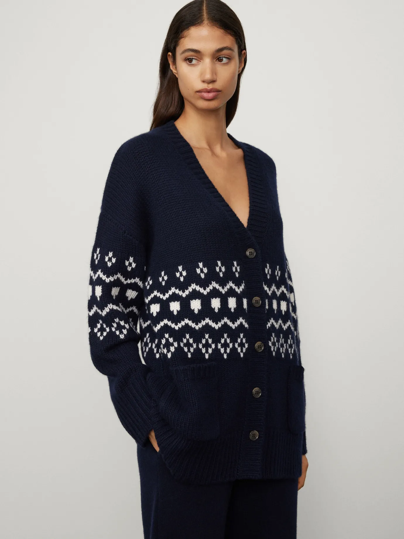 Outlet LISA YANG The Greyson Cardigan Navy
