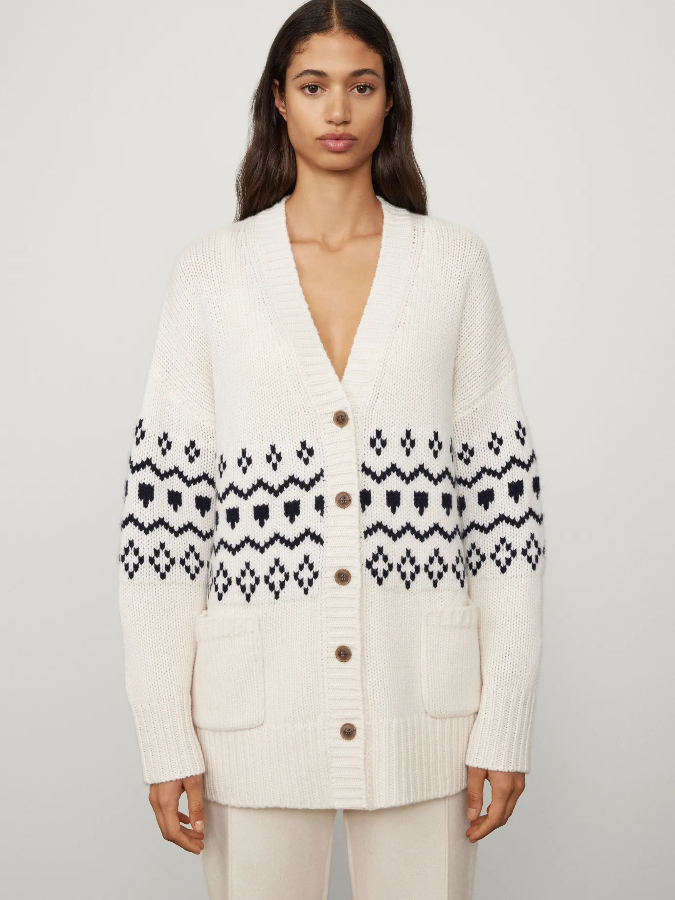 Online LISA YANG The Greyson Cardigan Cream