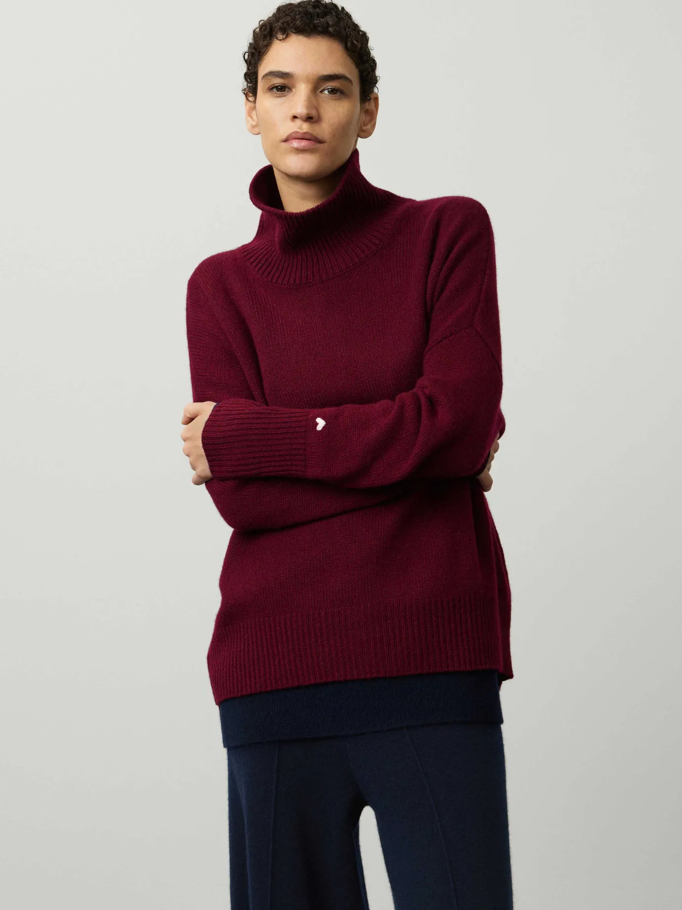 Sale LISA YANG The Heidi Sweater Cherry