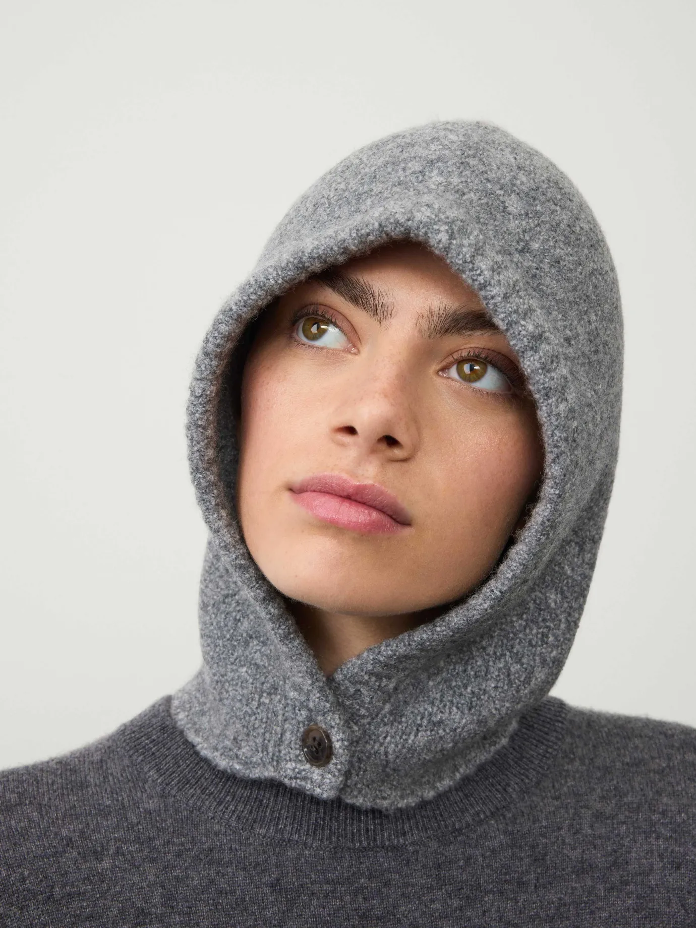 Cheap LISA YANG The Ilo Balaclava SpeckledGraphiteBouclé
