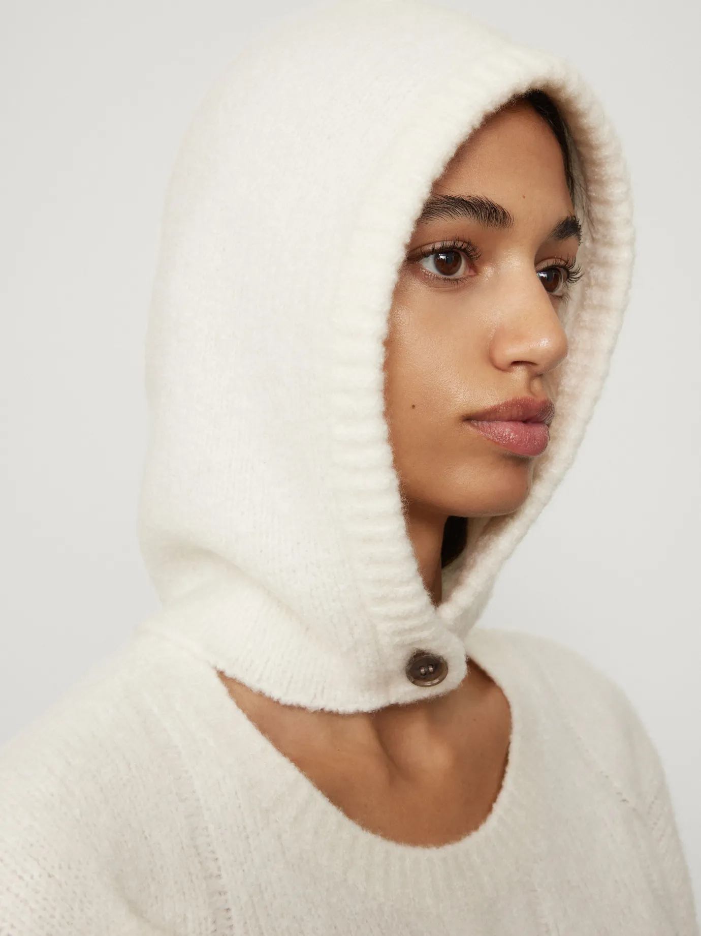 Outlet LISA YANG The Ilo Balaclava CreamBouclé