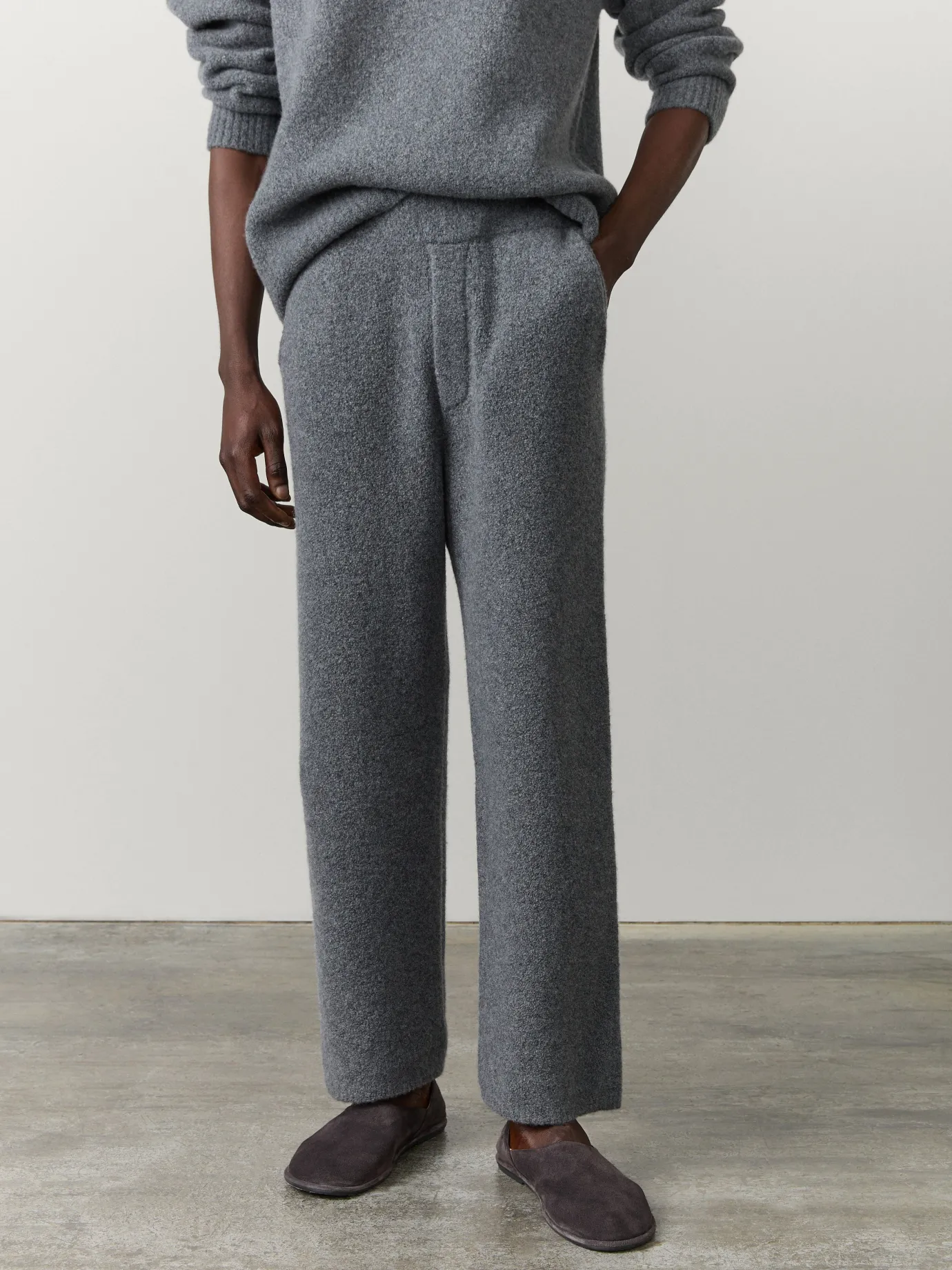 Outlet LISA YANG The Jayden Trousers GraphiteBouclé