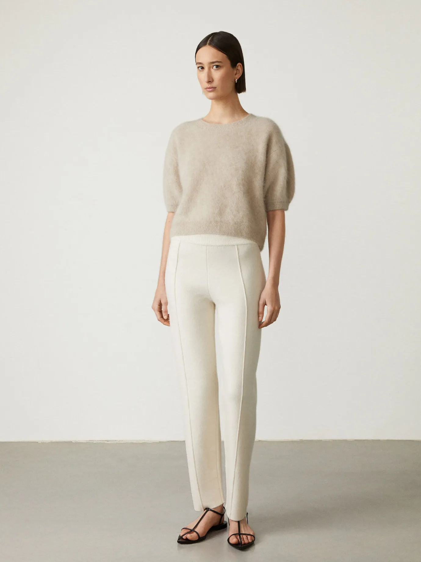 Online LISA YANG The Jema Trousers Cream