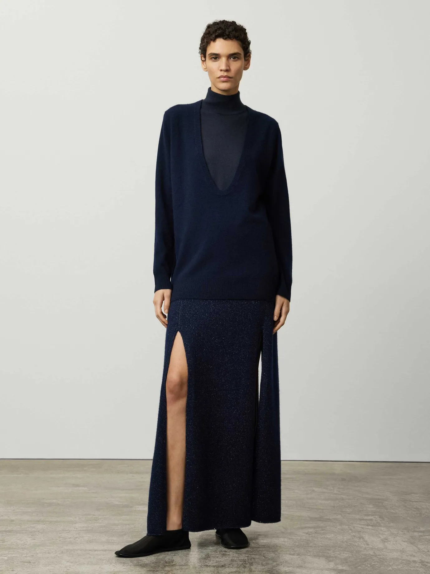 Flash Sale LISA YANG The Josie Sweater Navy