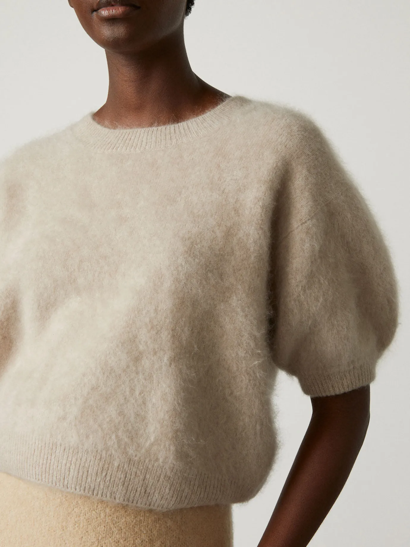 New LISA YANG The Juniper Sweater SandBrushed