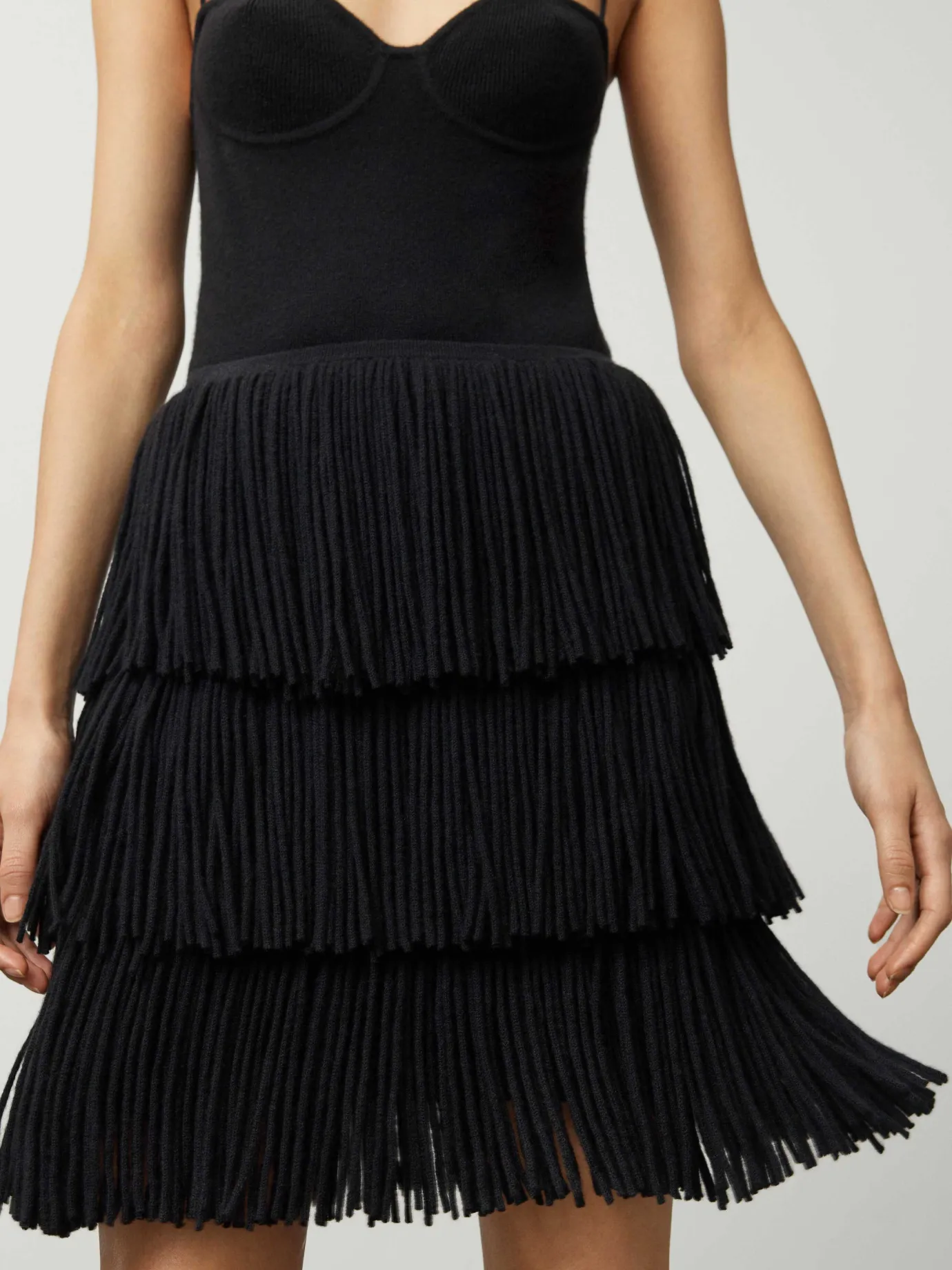 Shop LISA YANG The Kailin Skirt Black