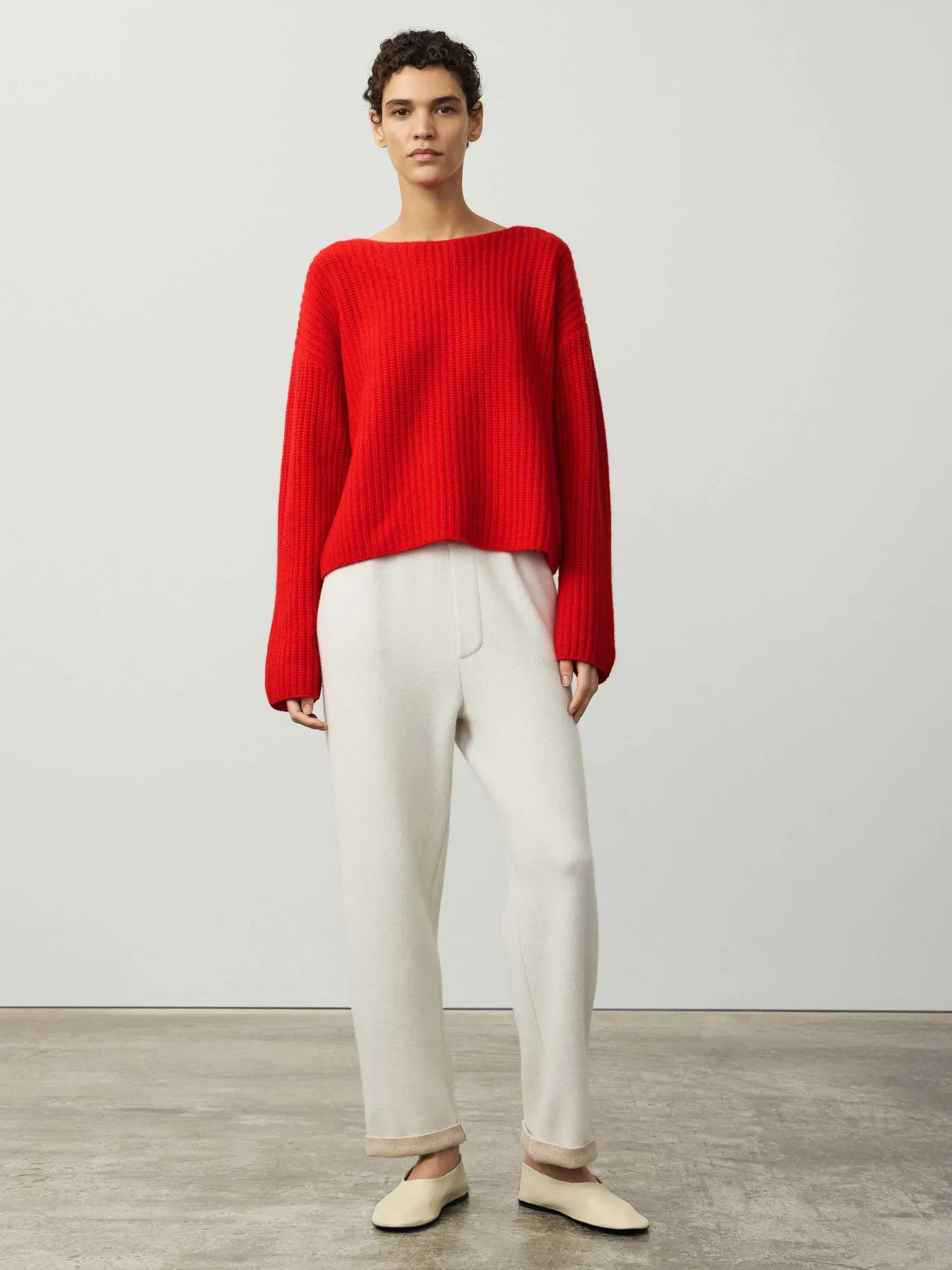 Clearance LISA YANG The Kajsa Sweater PoppyRed
