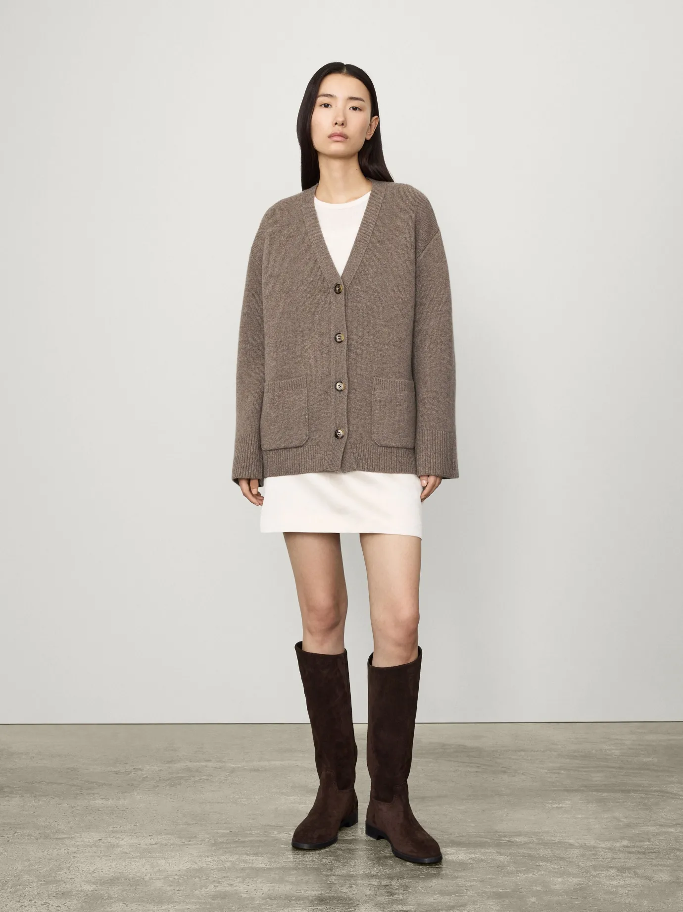 Hot LISA YANG The Kellie Cardigan Truffle