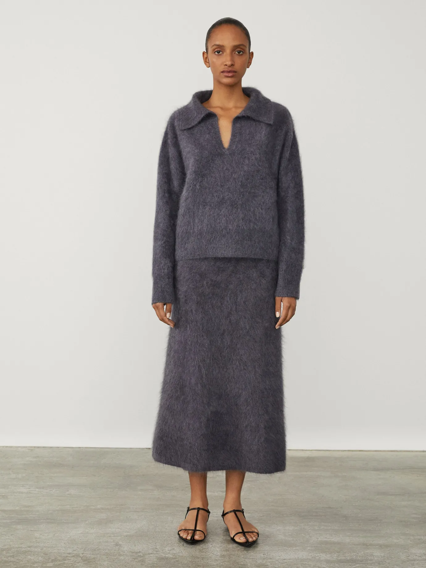 Online LISA YANG The Kerry Sweater GraphiteBrushed