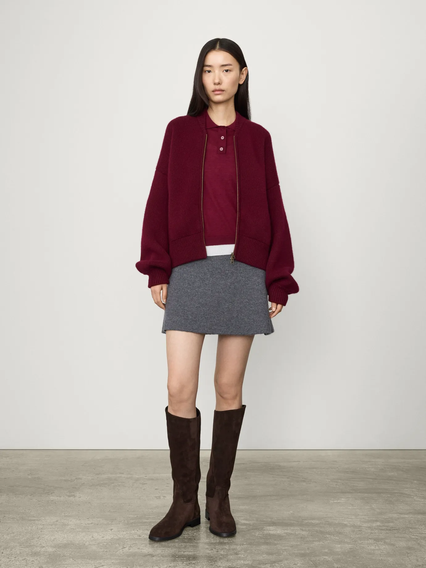 Best LISA YANG The Kirsti Cardigan Jacket DeepPlum
