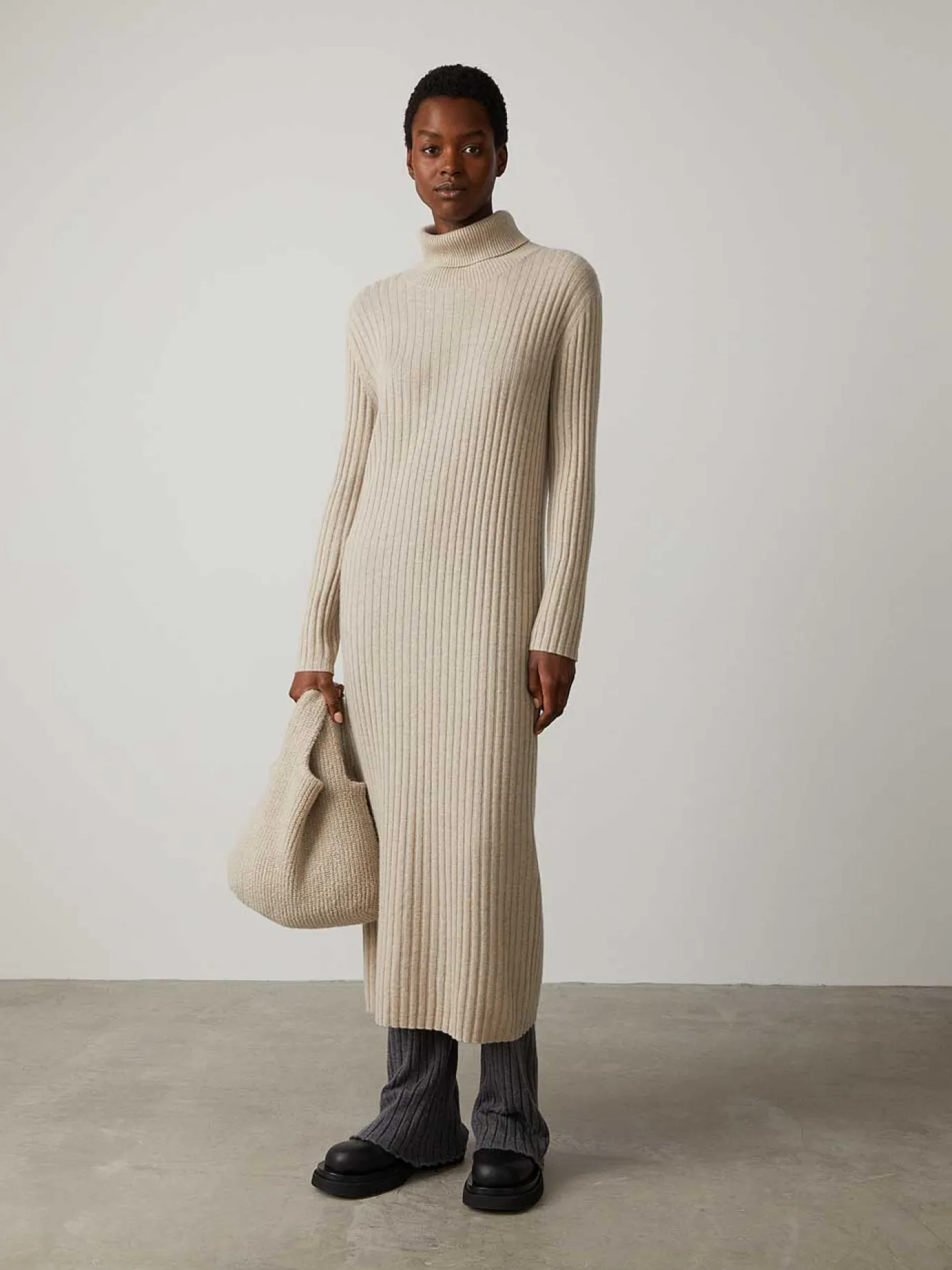 Cheap LISA YANG The Lauren Dress Sand
