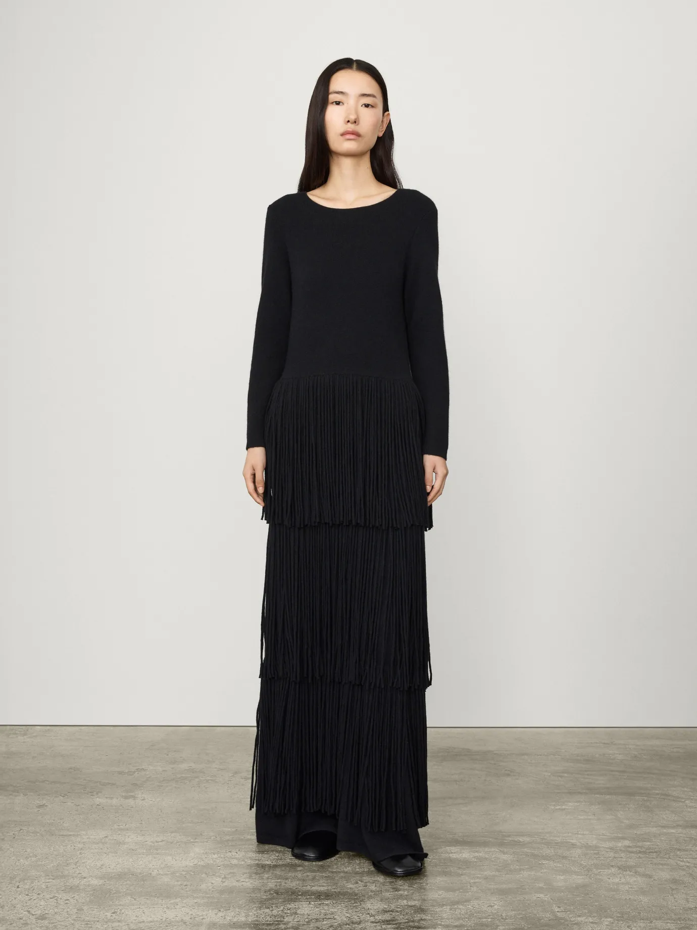 Cheap LISA YANG The Lona Dress Black
