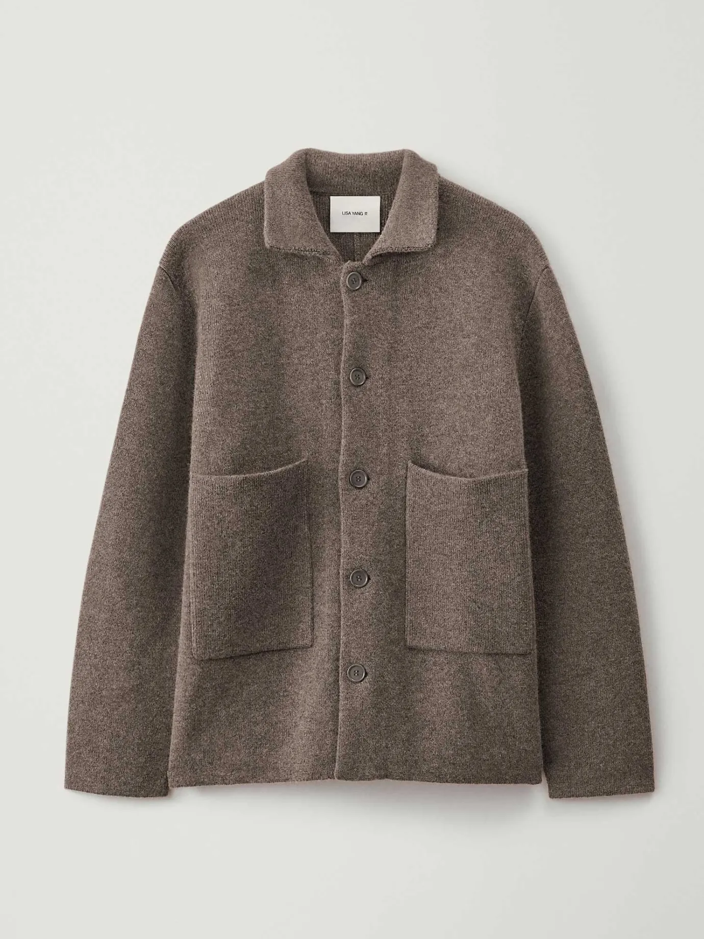 Fashion LISA YANG The Louis Cardigan Jacket Truffle