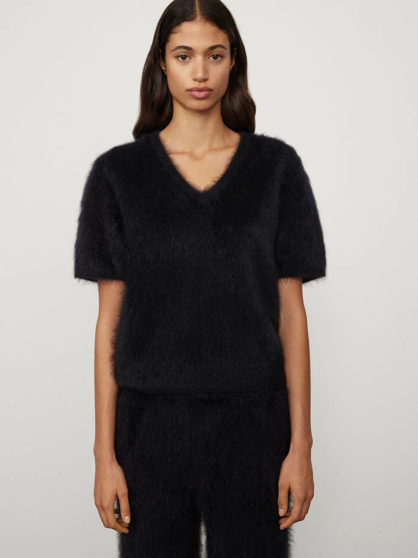 Outlet LISA YANG The Lovisa T-shirt BlackBrushed