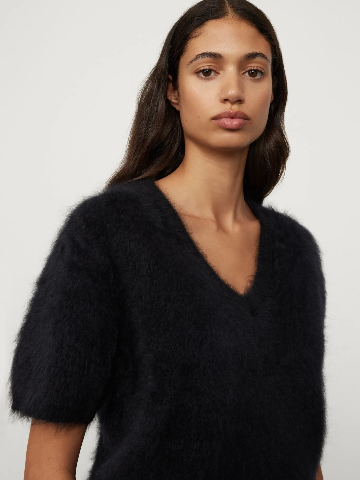 Outlet LISA YANG The Lovisa T-shirt BlackBrushed