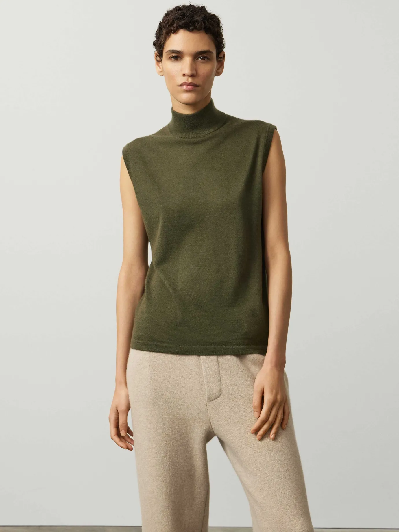 Cheap LISA YANG The Lucy Vest DarkMoss