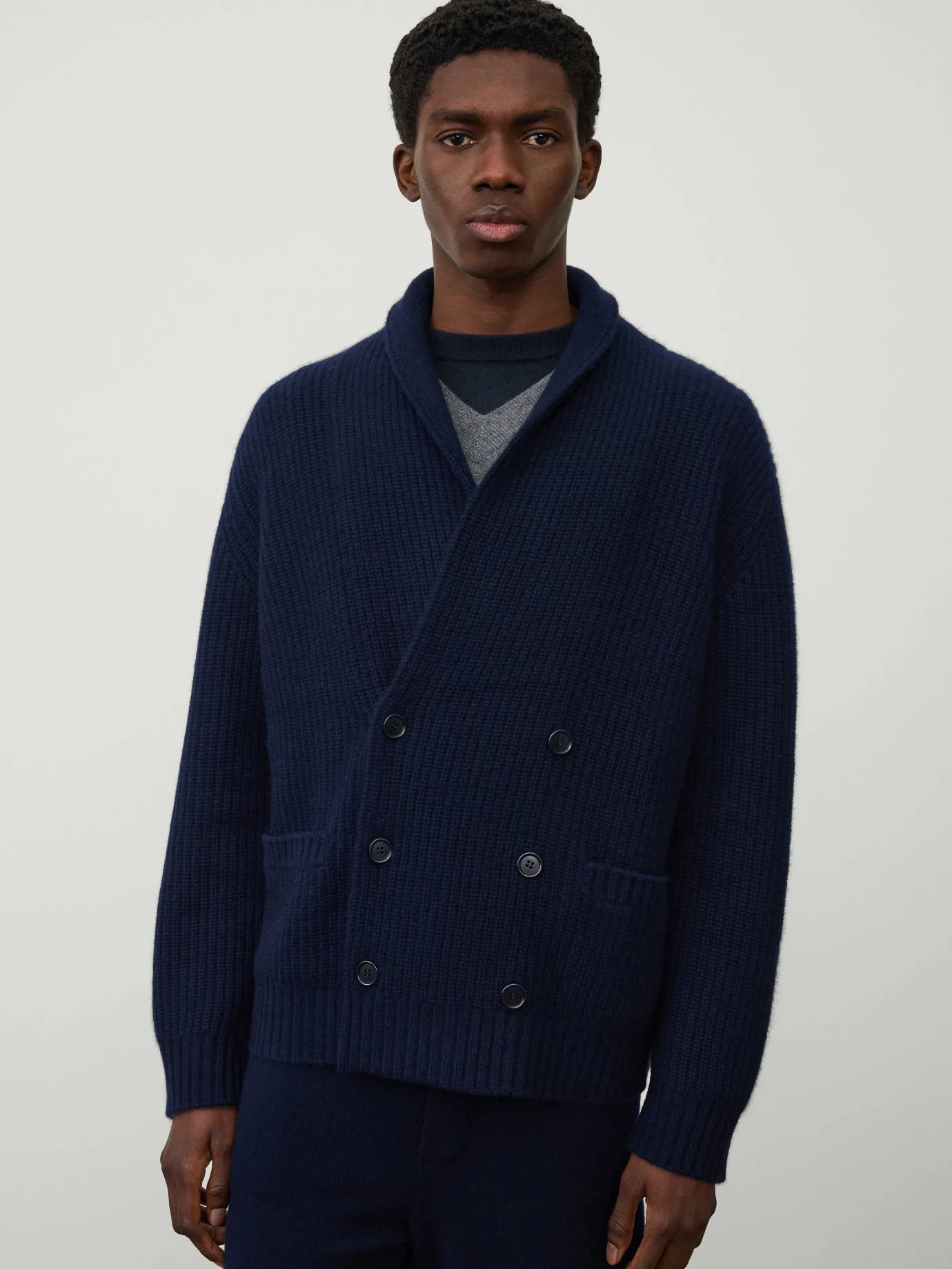 Cheap LISA YANG The Lyle Cardigan Jacket Navy