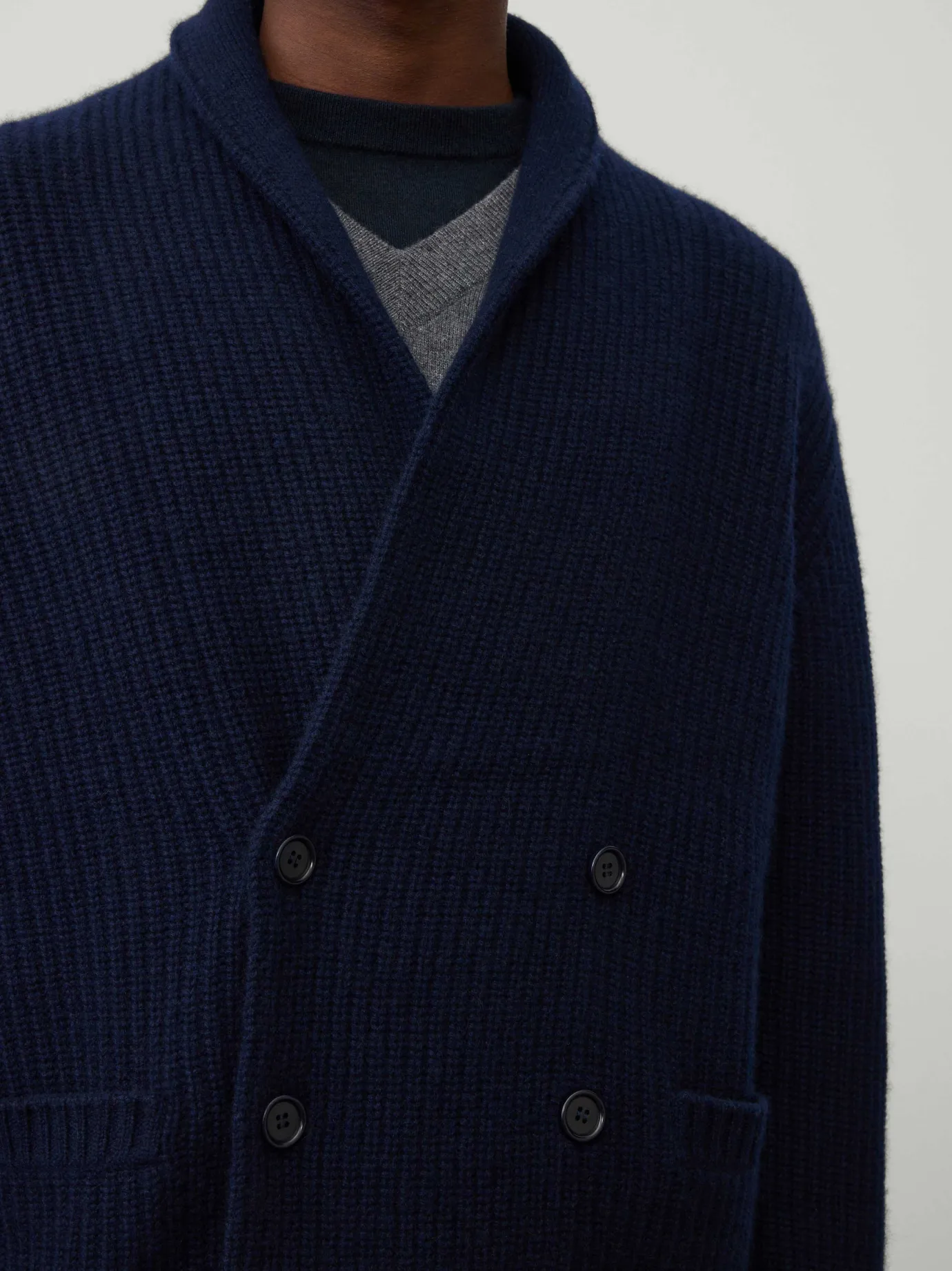 Cheap LISA YANG The Lyle Cardigan Jacket Navy