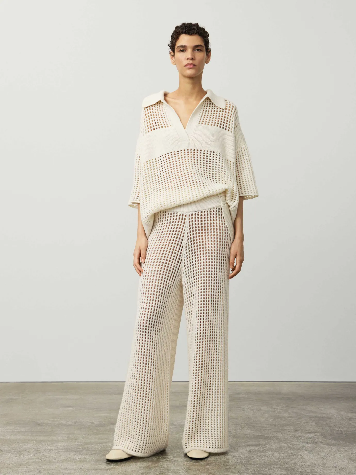 Clearance LISA YANG The Mei Trousers Cream