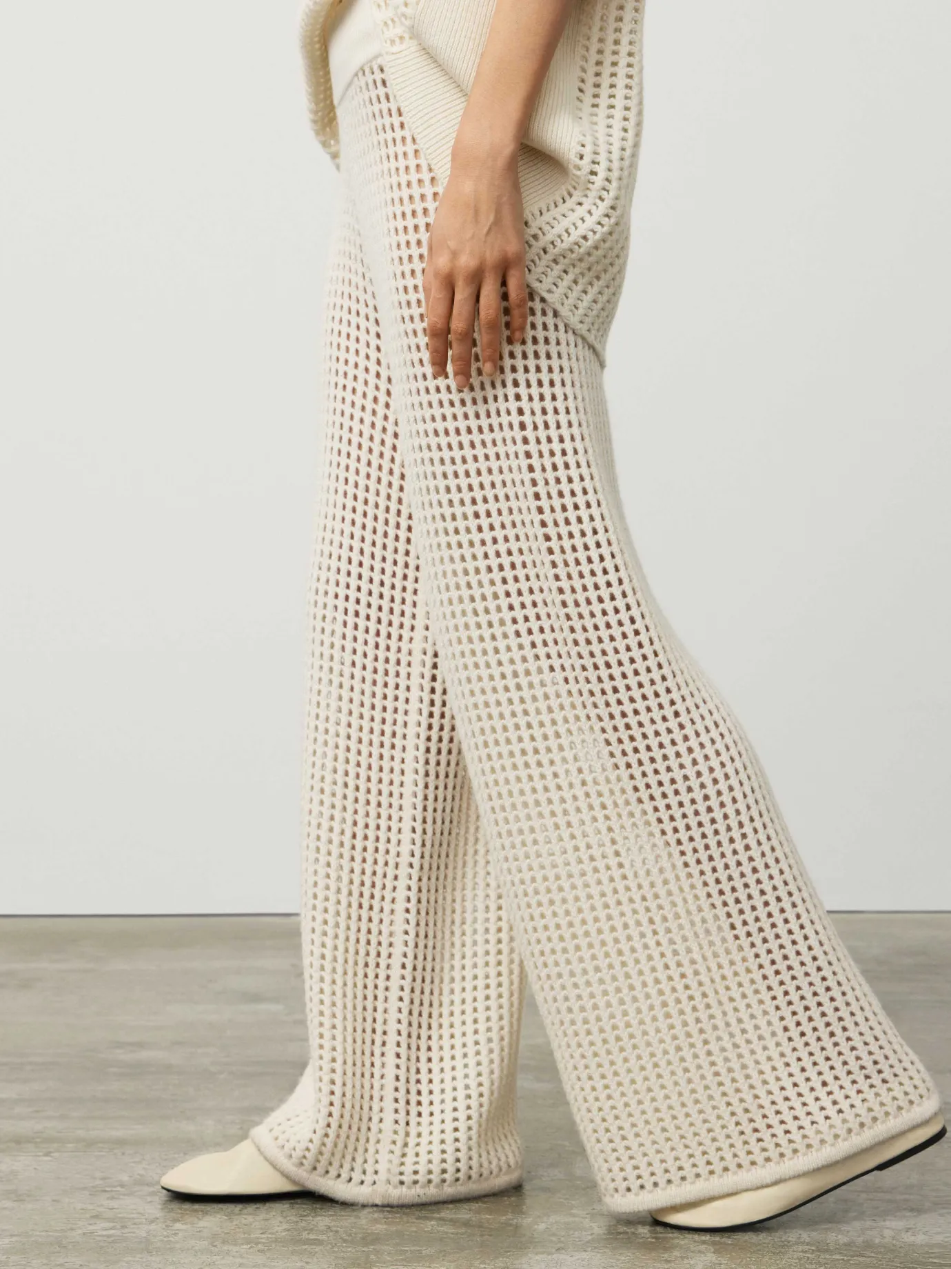 Clearance LISA YANG The Mei Trousers Cream