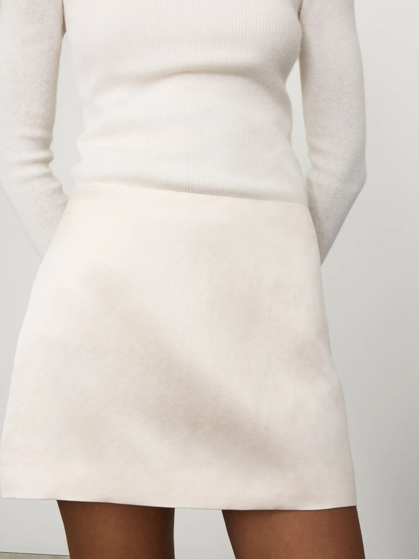 Best LISA YANG The Mini Skirt Champagne