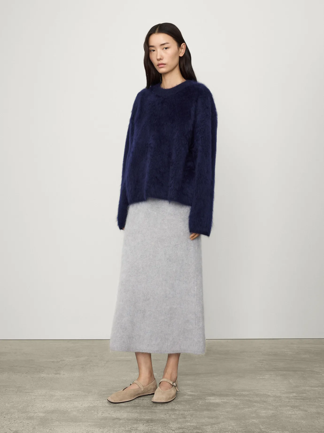 Best LISA YANG The Natalia Sweater NavyBrushed